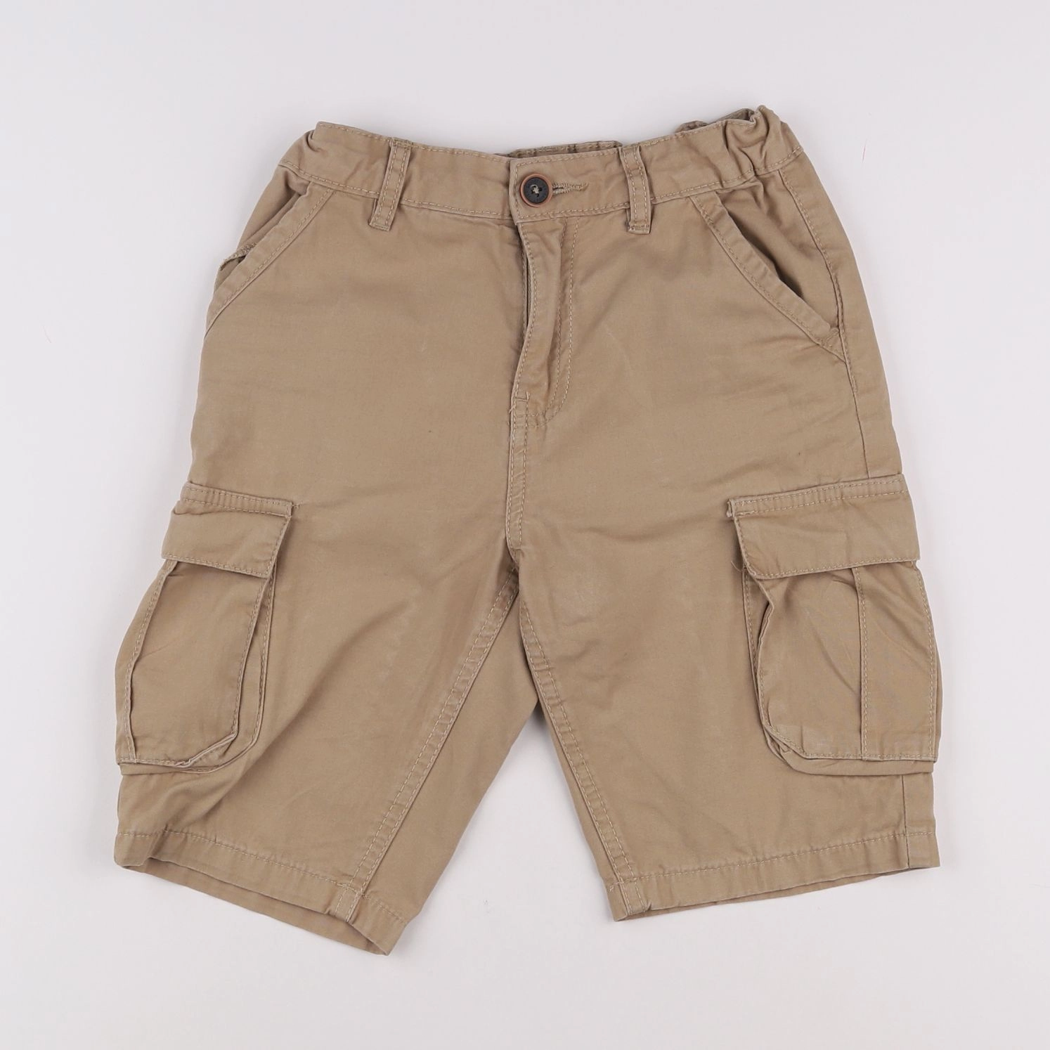 Vertbaudet - short beige - 10 ans