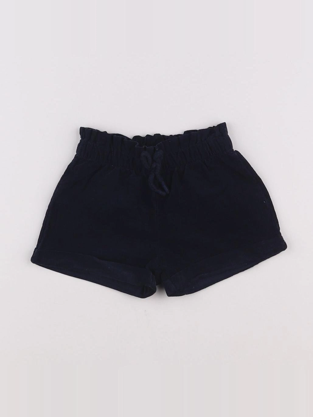 Vertbaudet - short bleu - 12 mois