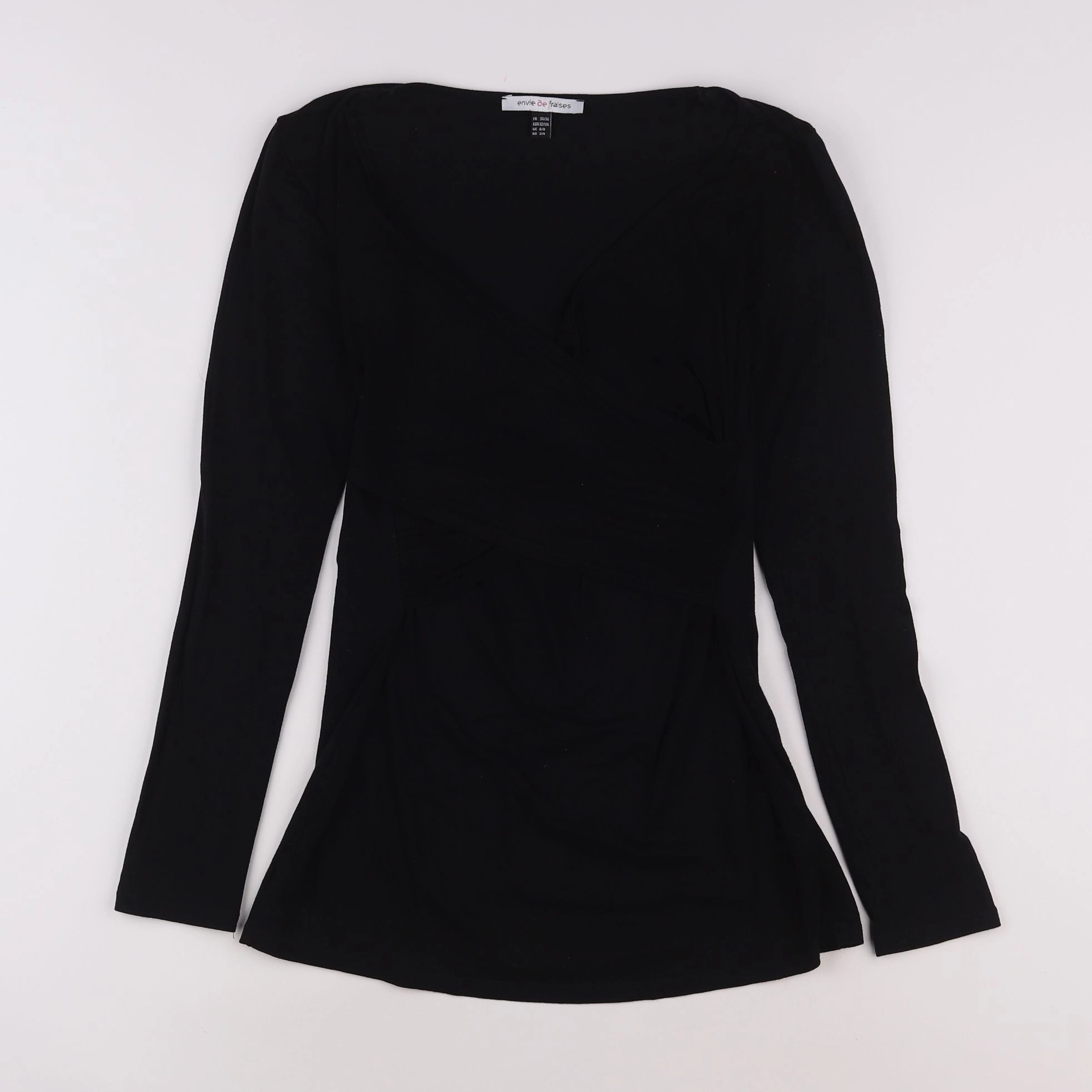 Envie de fraise - tee-shirt allaitement noir - 34 à 36