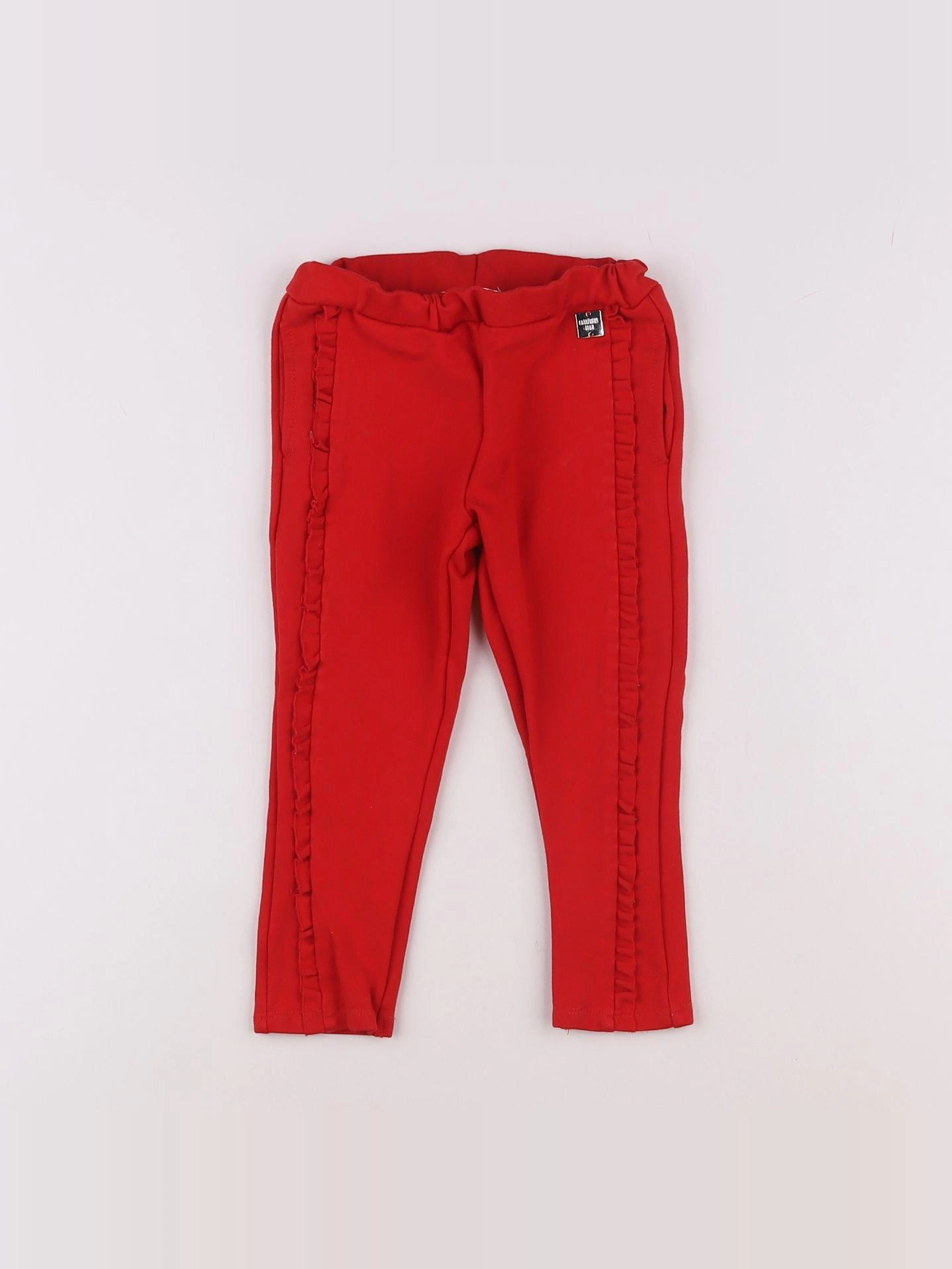 Carrément Beau - pantalon rouge - 2 ans