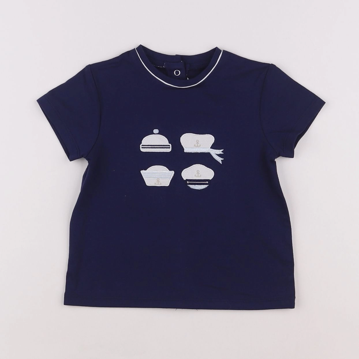 Mayoral - tee-shirt bleu - 18 mois