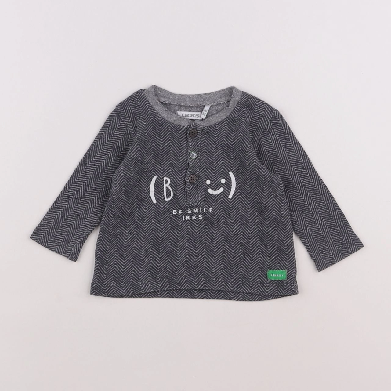IKKS - tee-shirt gris - 3 mois