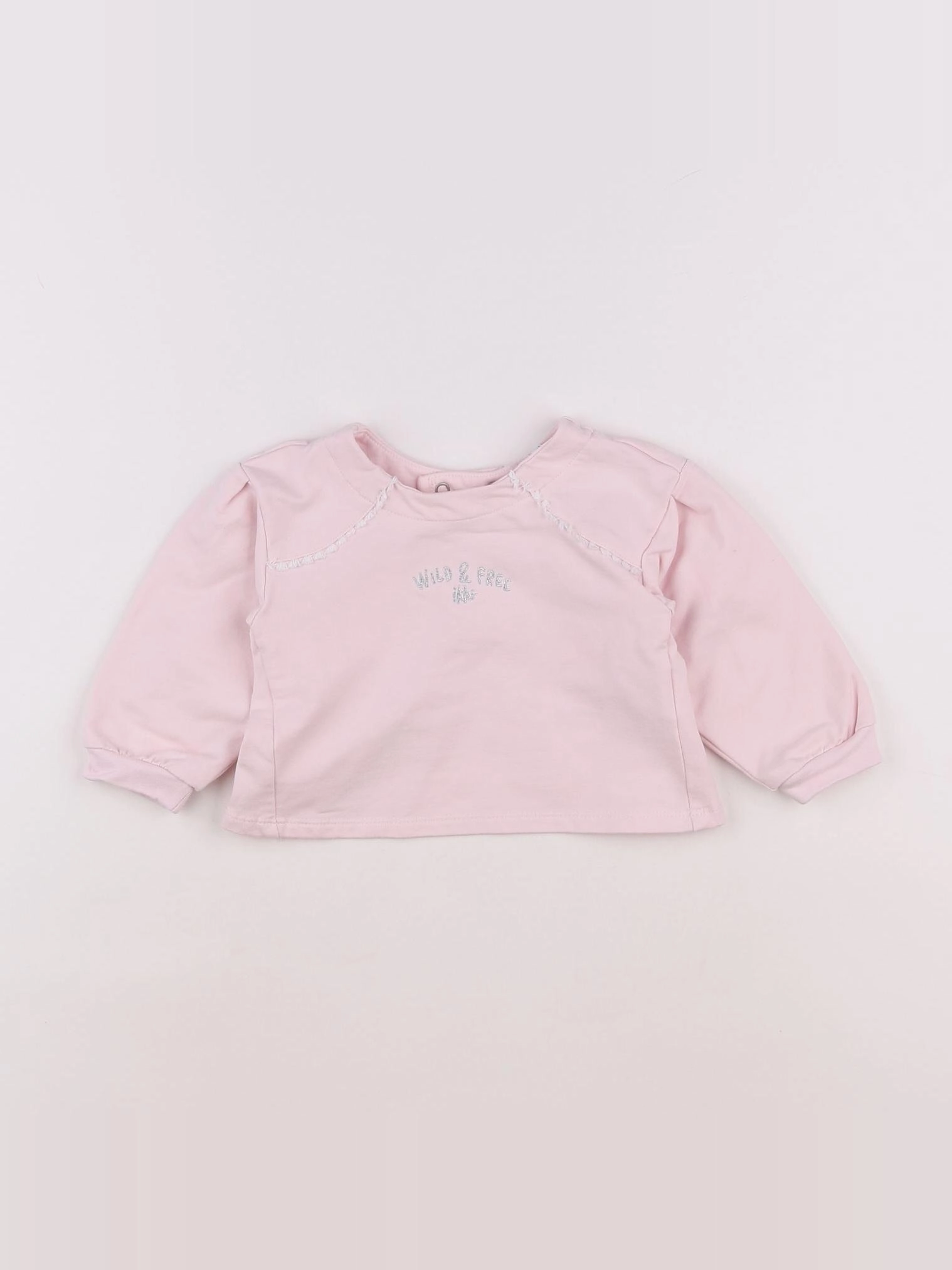IKKS - sweat rose - 12 mois
