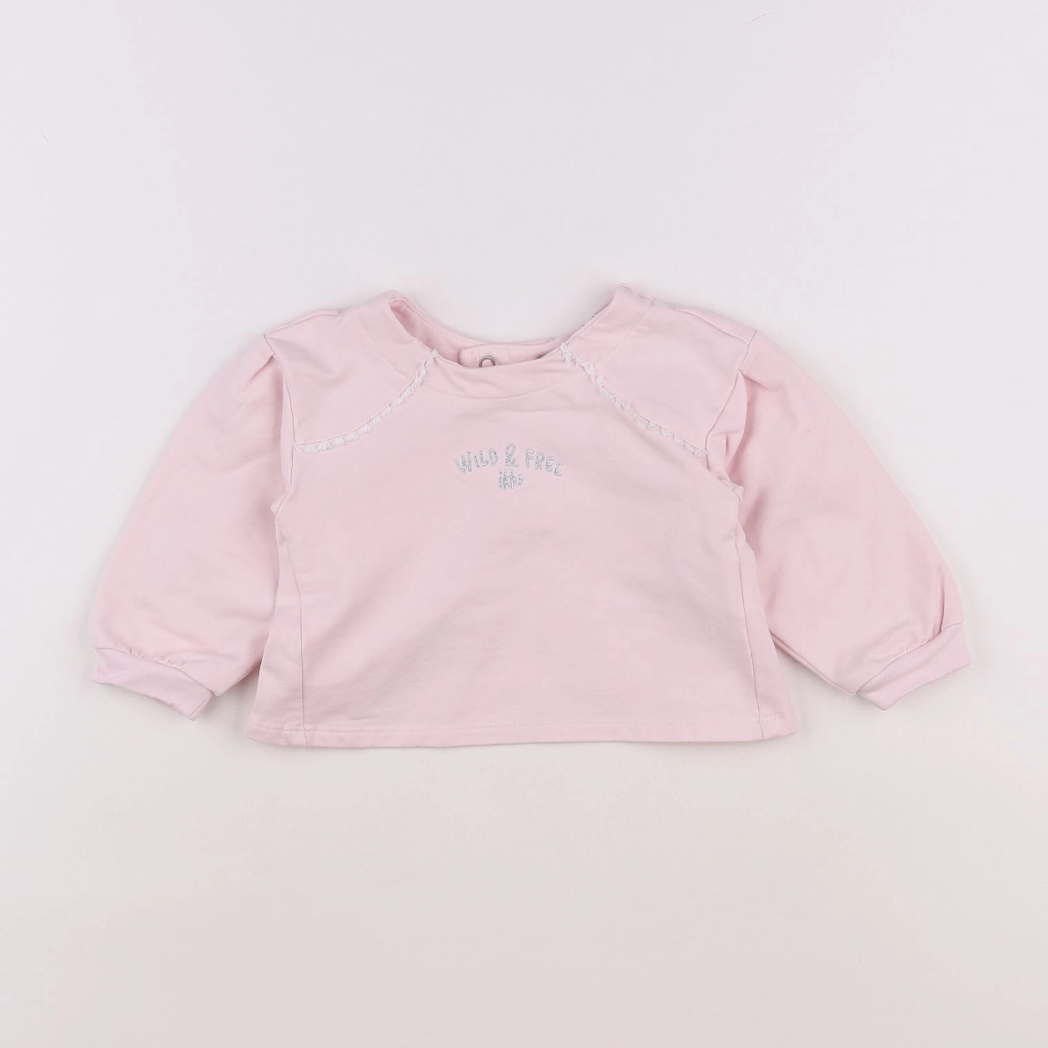 IKKS - sweat rose - 12 mois