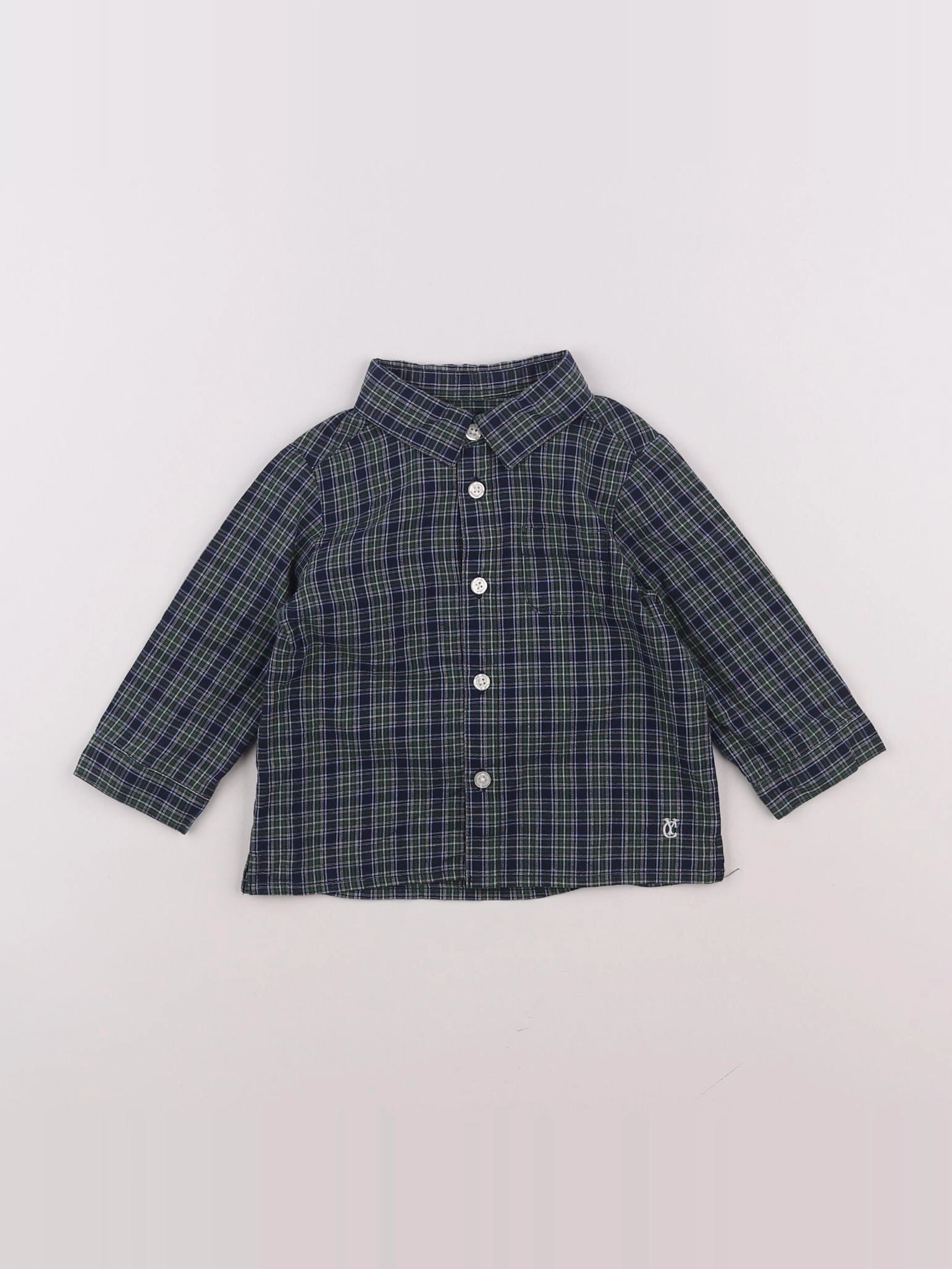 Cyrillus - chemise vert - 12 mois