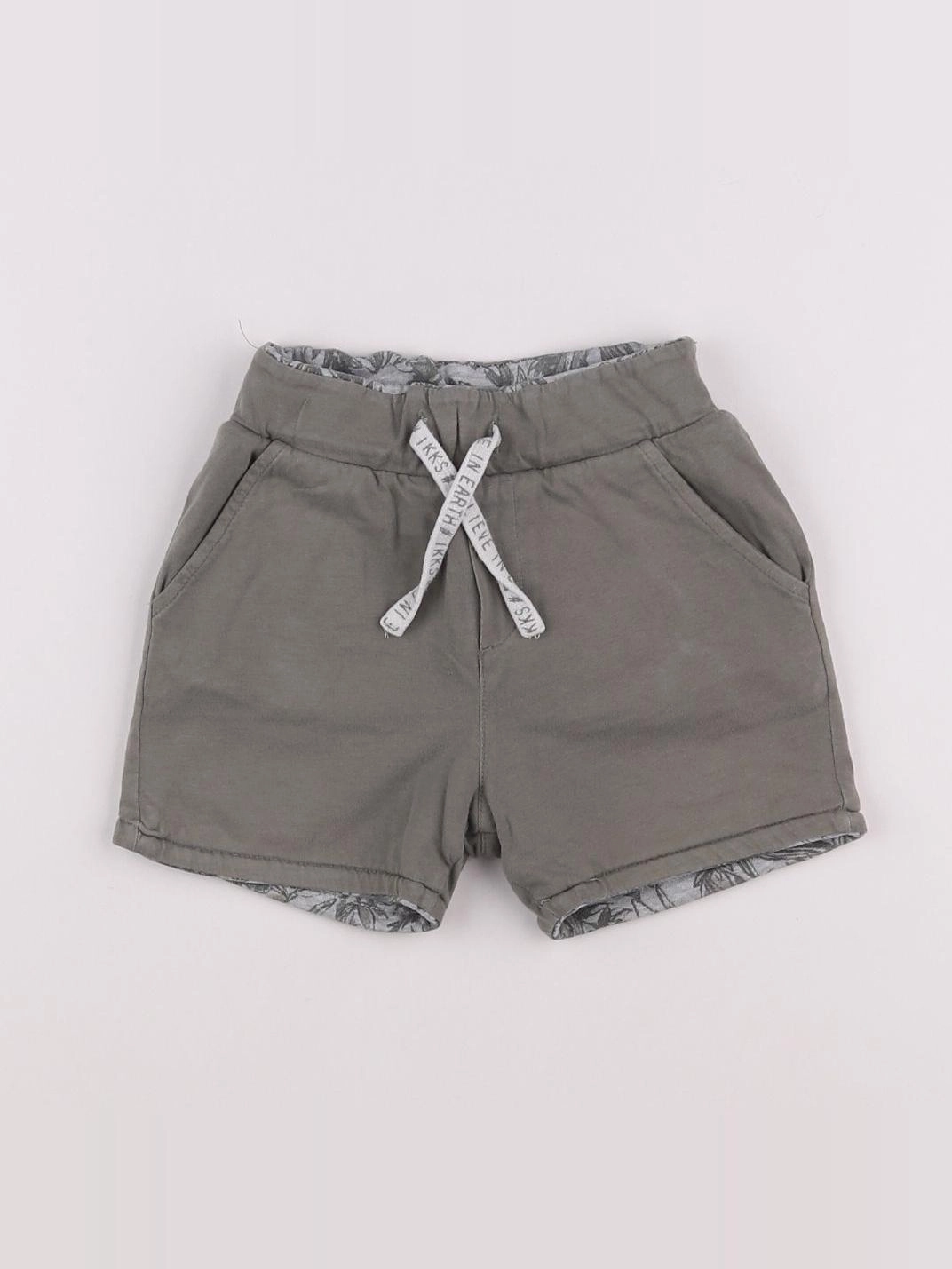 IKKS - short réversible multicolore - 9 mois