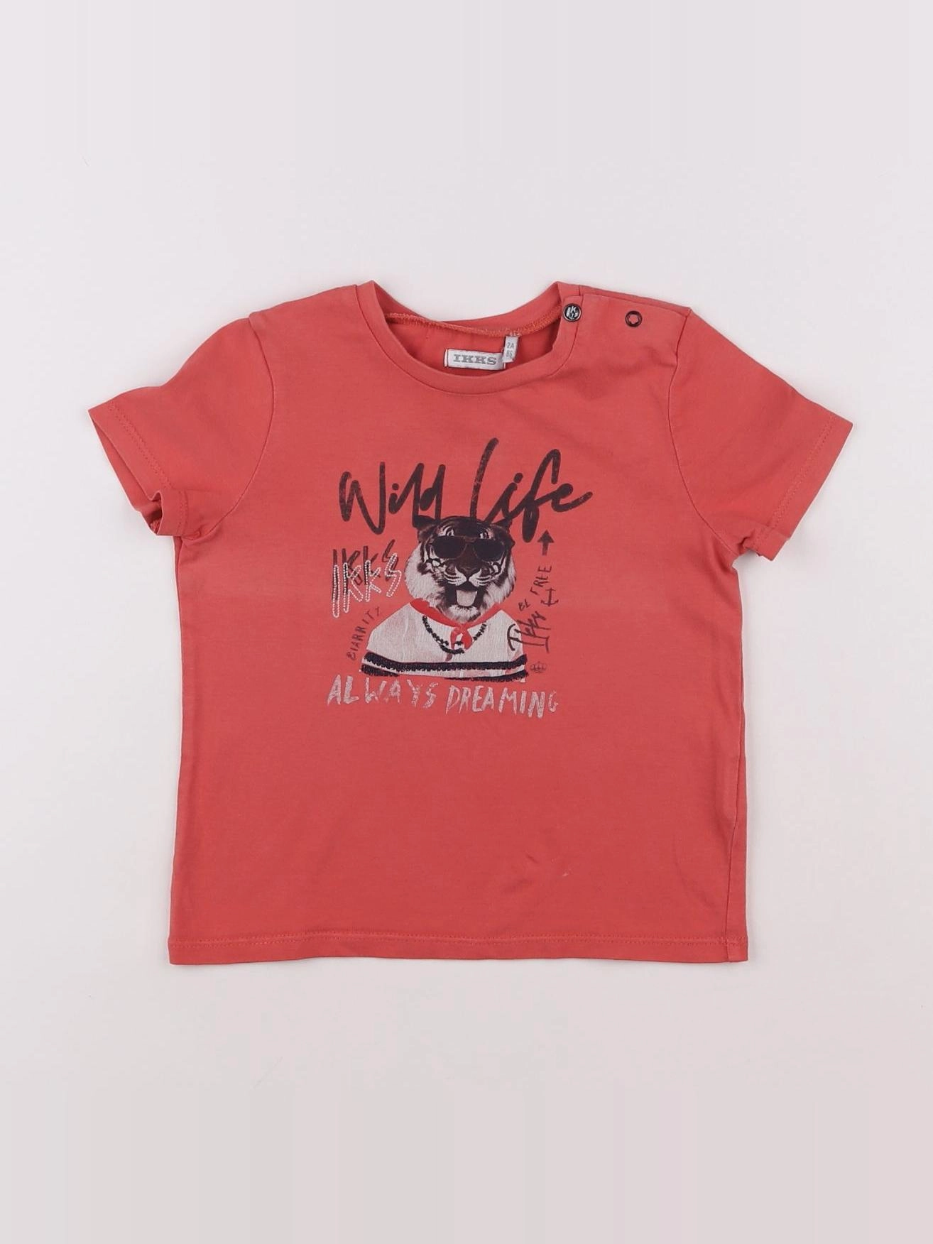 IKKS - tee-shirt rose - 2 ans