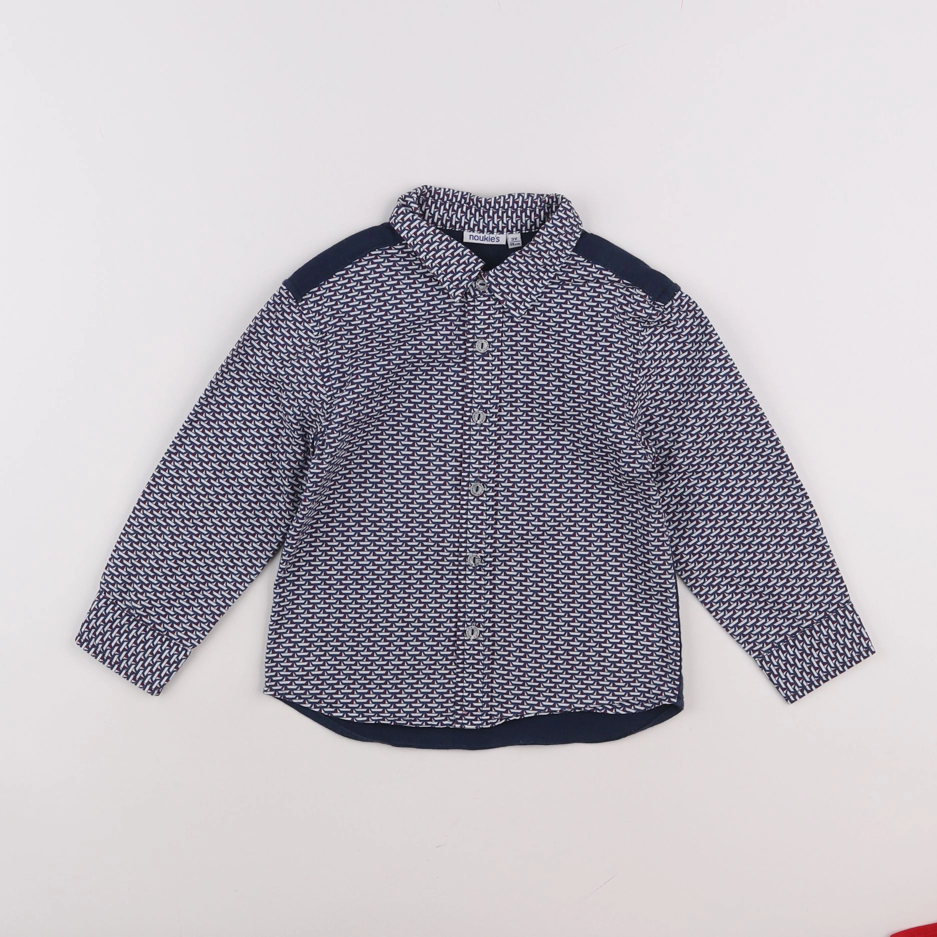 Noukie's - chemise bleu - 3 ans