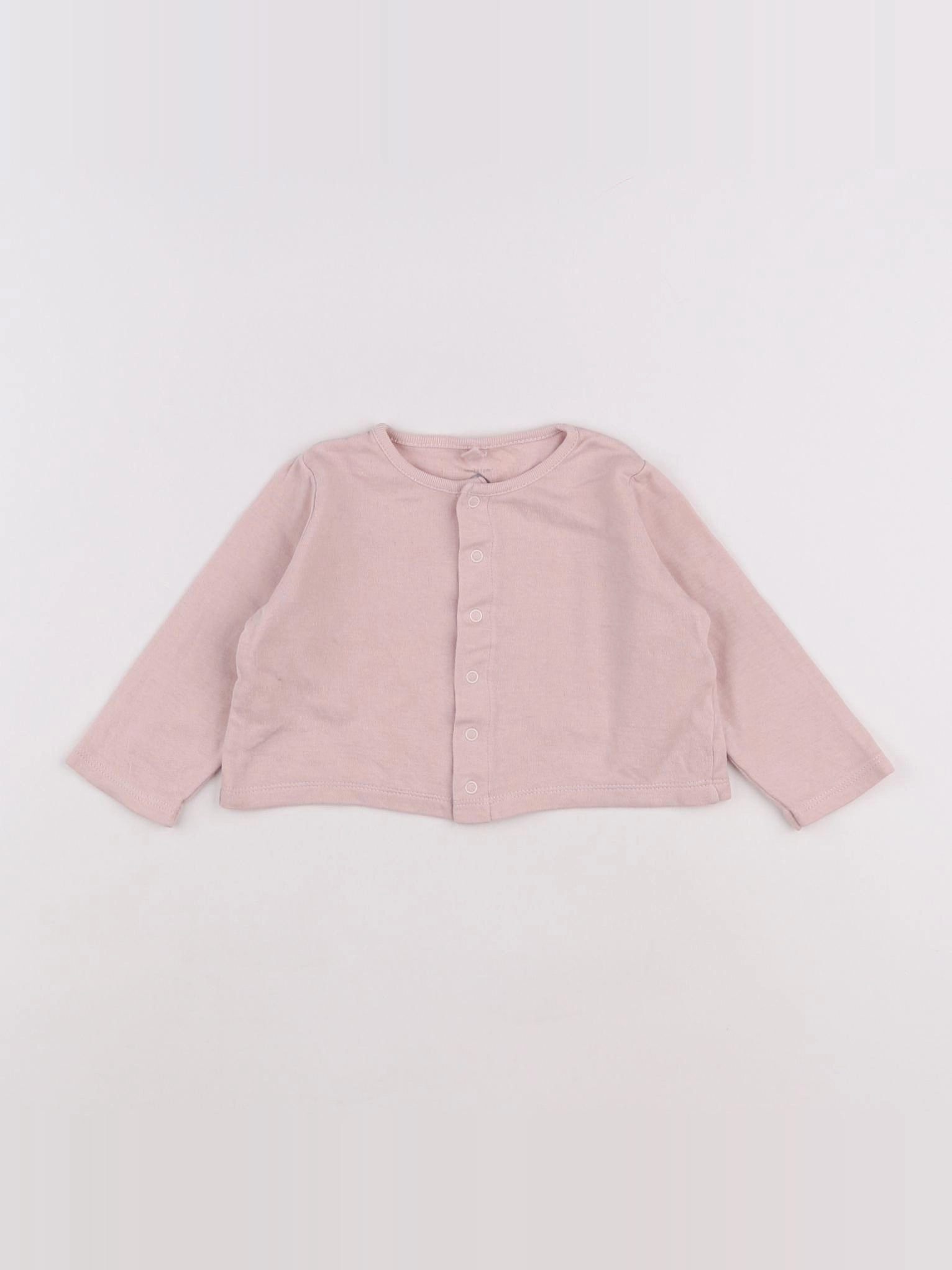 Petit Bateau - tee-shirt rose - 18 mois
