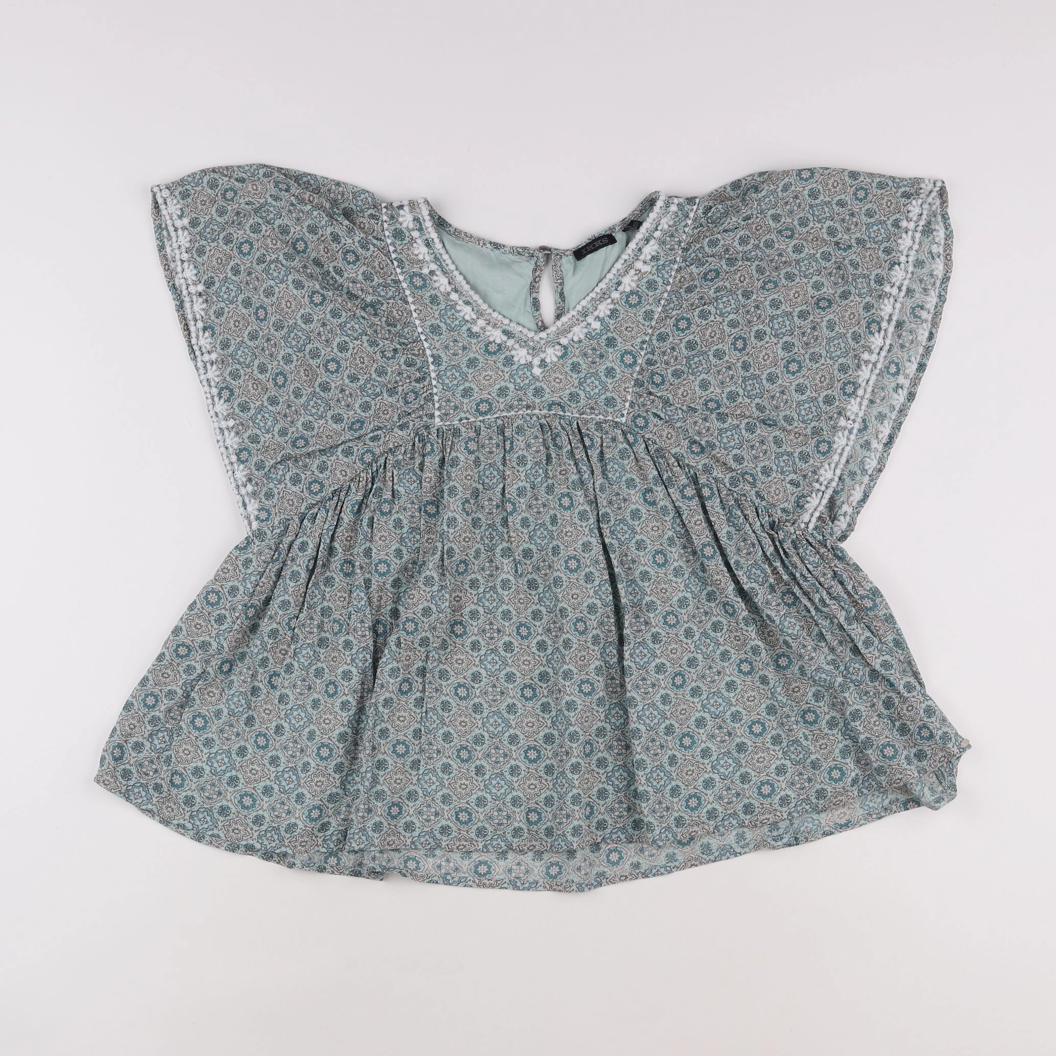IKKS - blouse vert - 12 ans