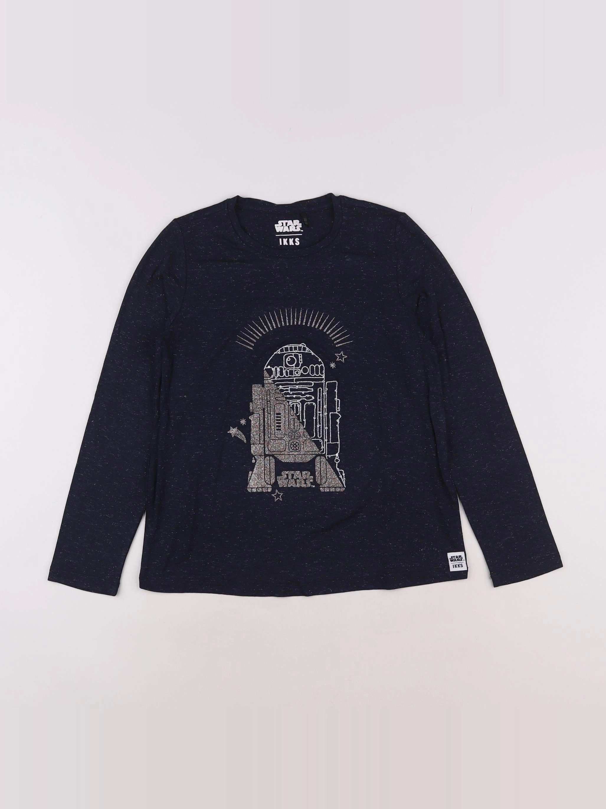 IKKS - tee-shirt gris - 10 ans