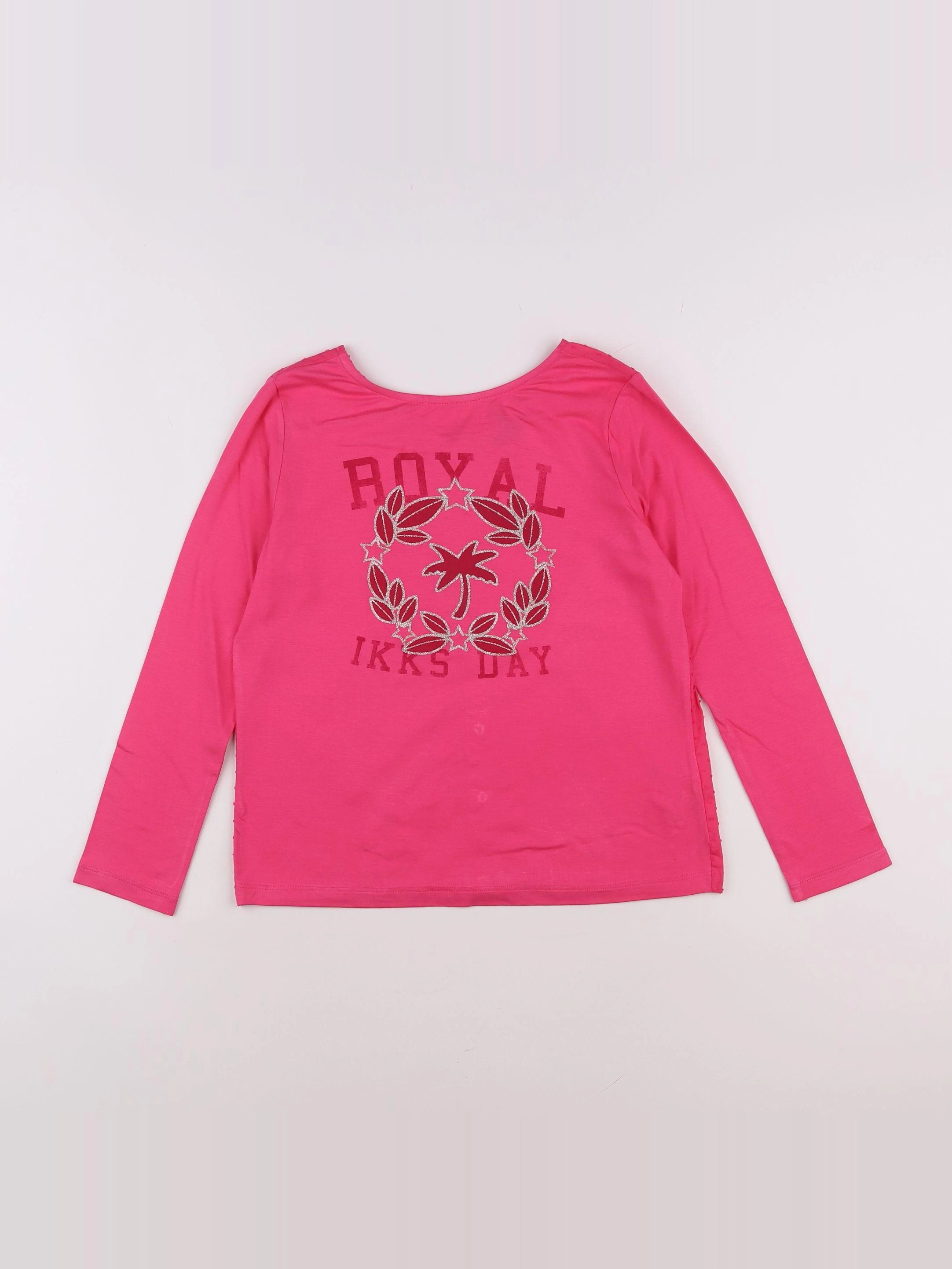IKKS - tee-shirt rose - 10 ans