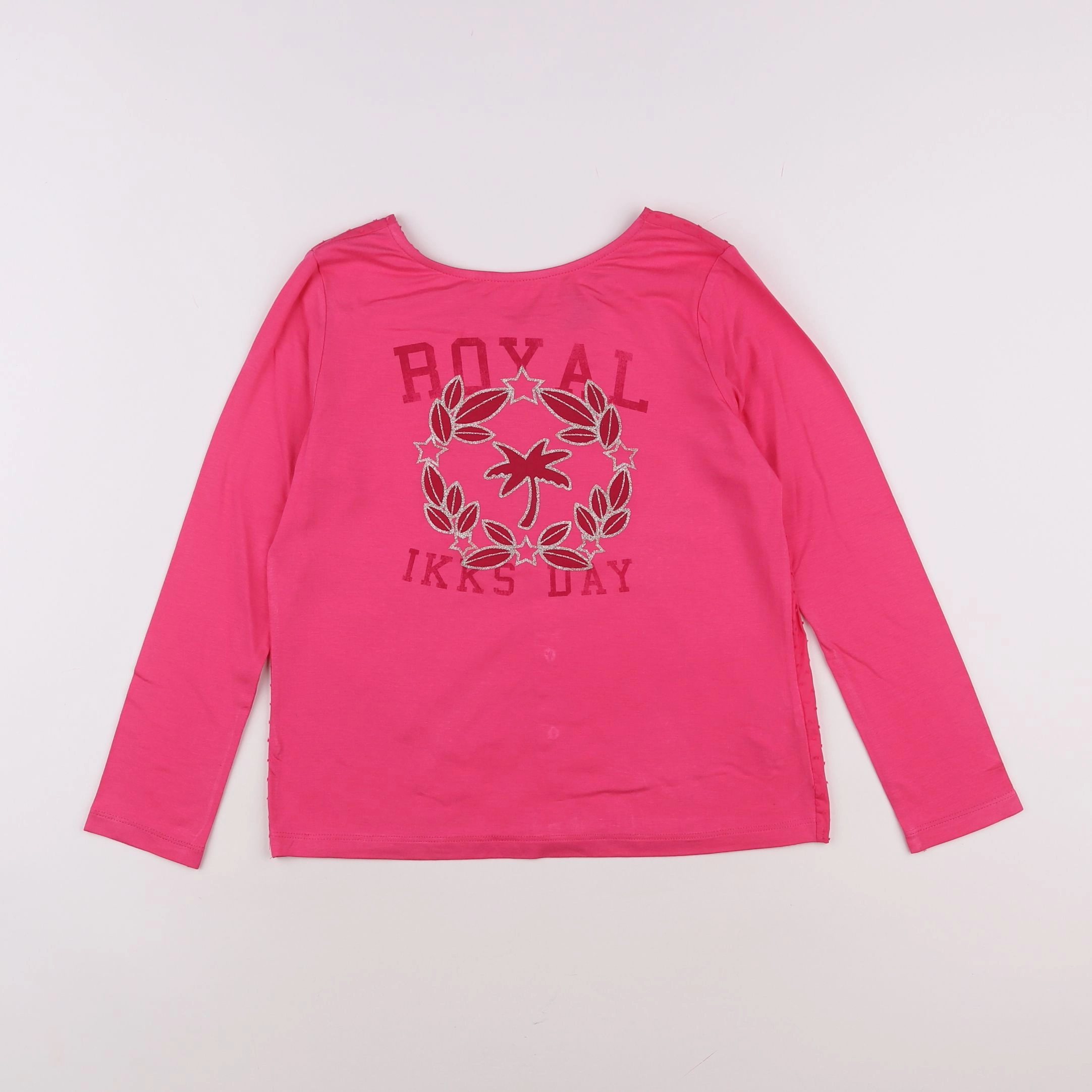 IKKS - tee-shirt rose - 10 ans