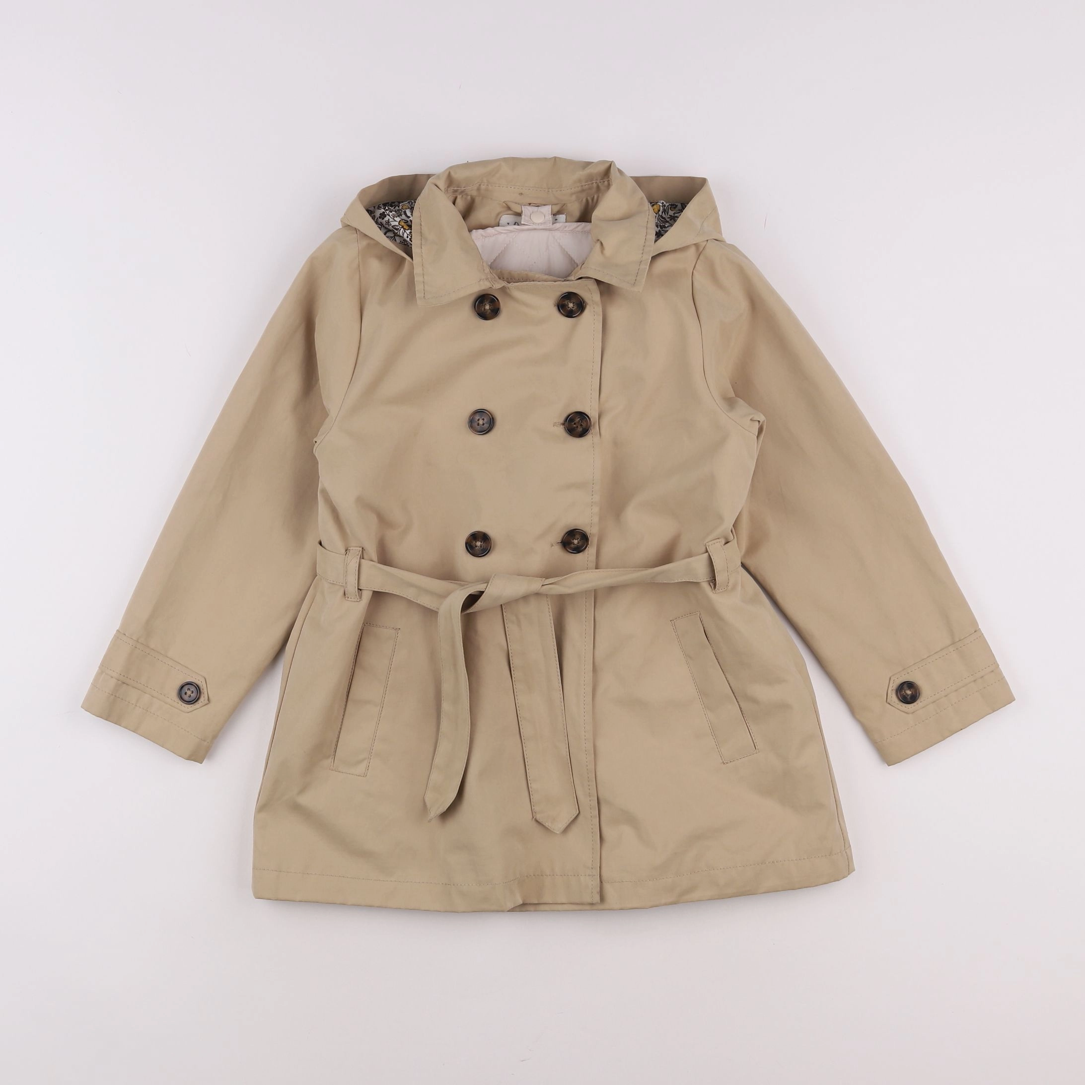 Vertbaudet - trench beige - 7 ans