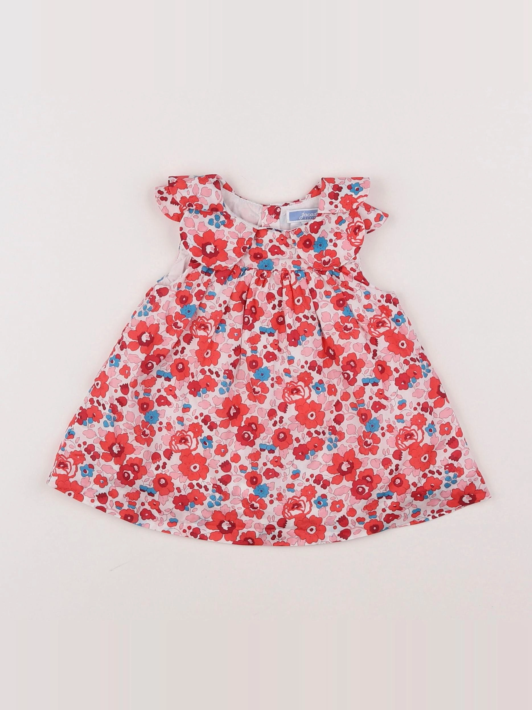 Jacadi - robe liberty multicolore - 3 mois