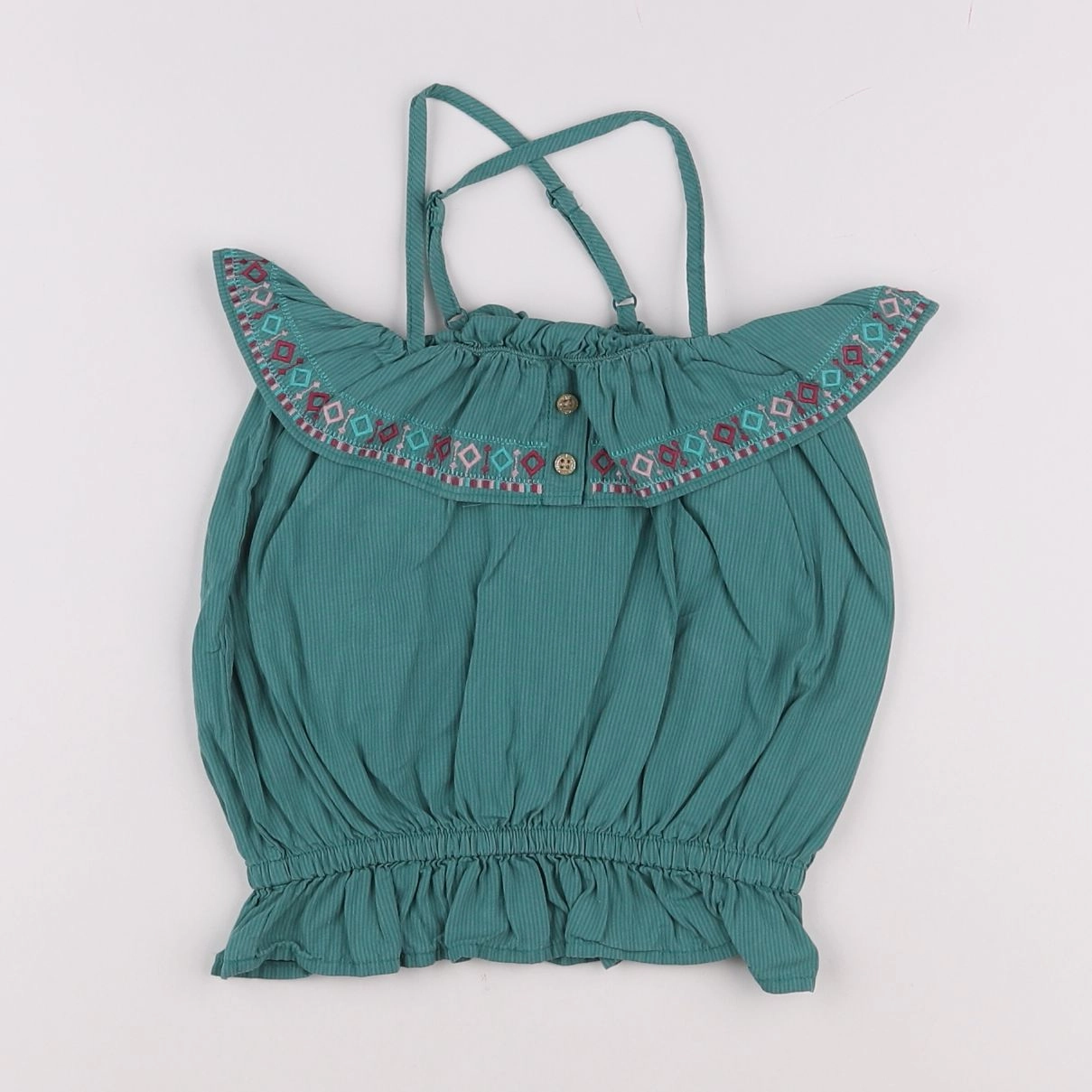 Okaidi - blouse vert - 5 ans