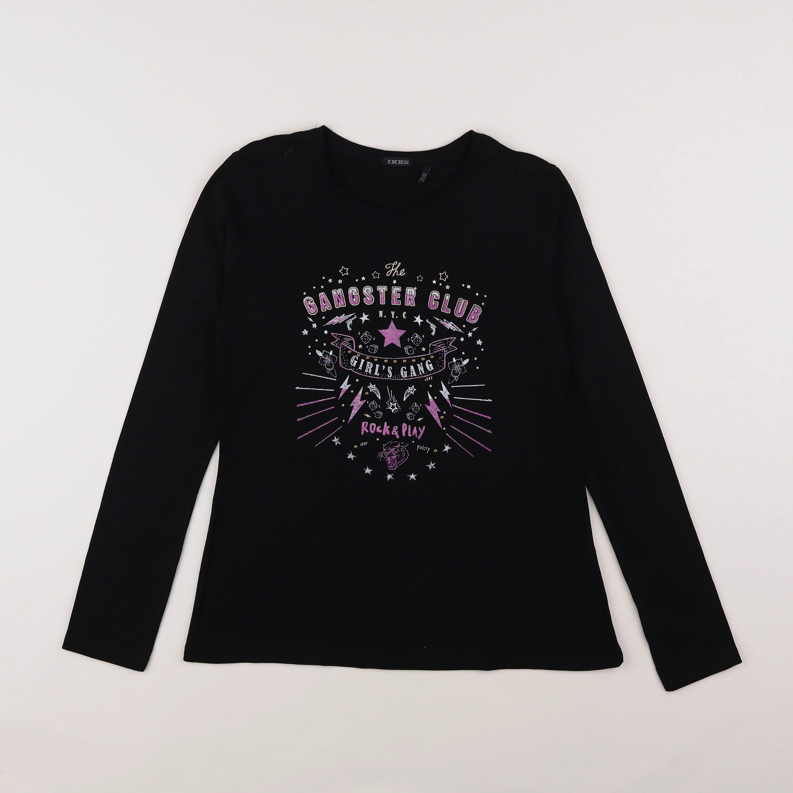 IKKS - tee-shirt noir - 12 ans