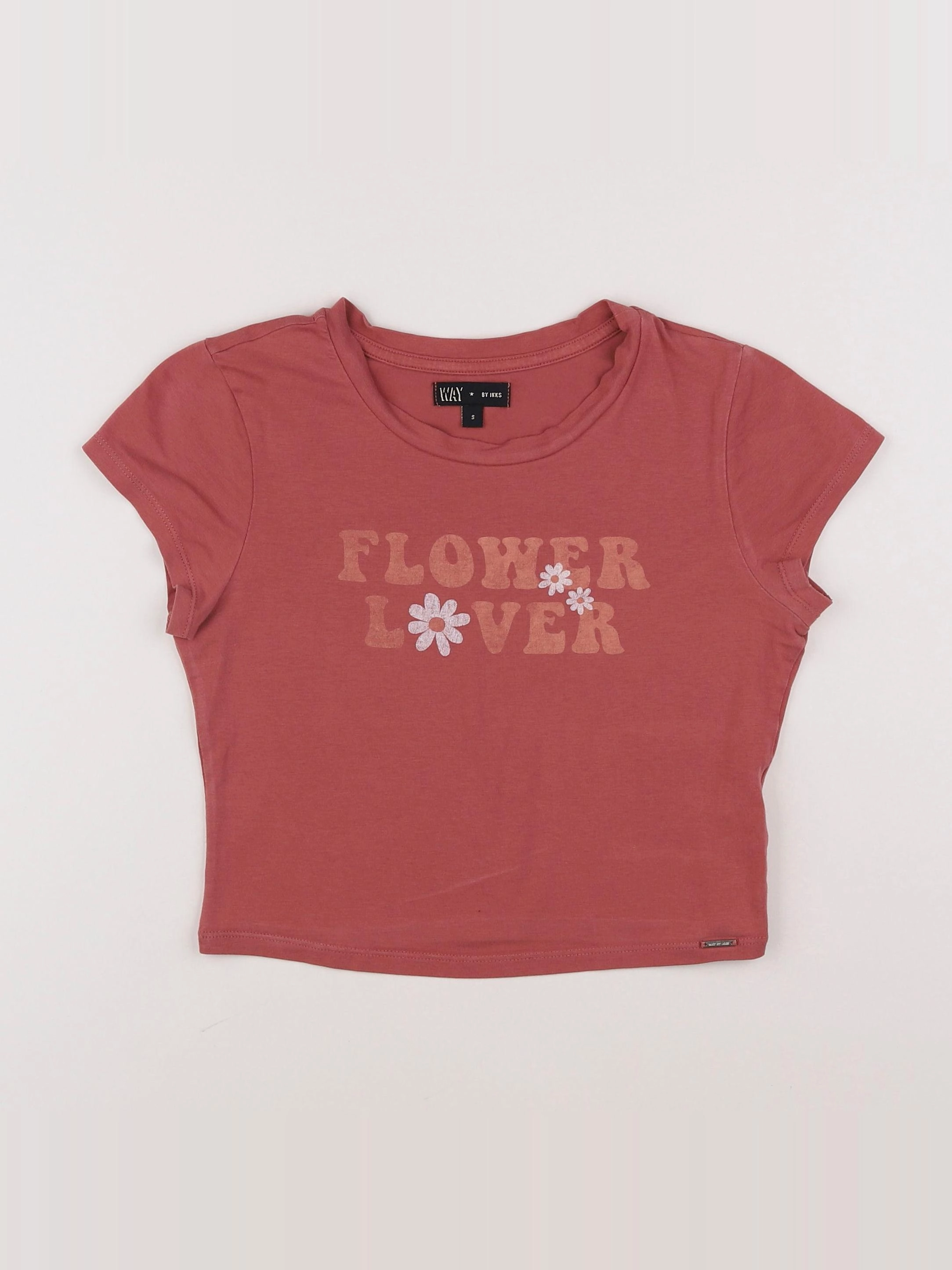 IKKS - tee-shirt rose - 14 ans