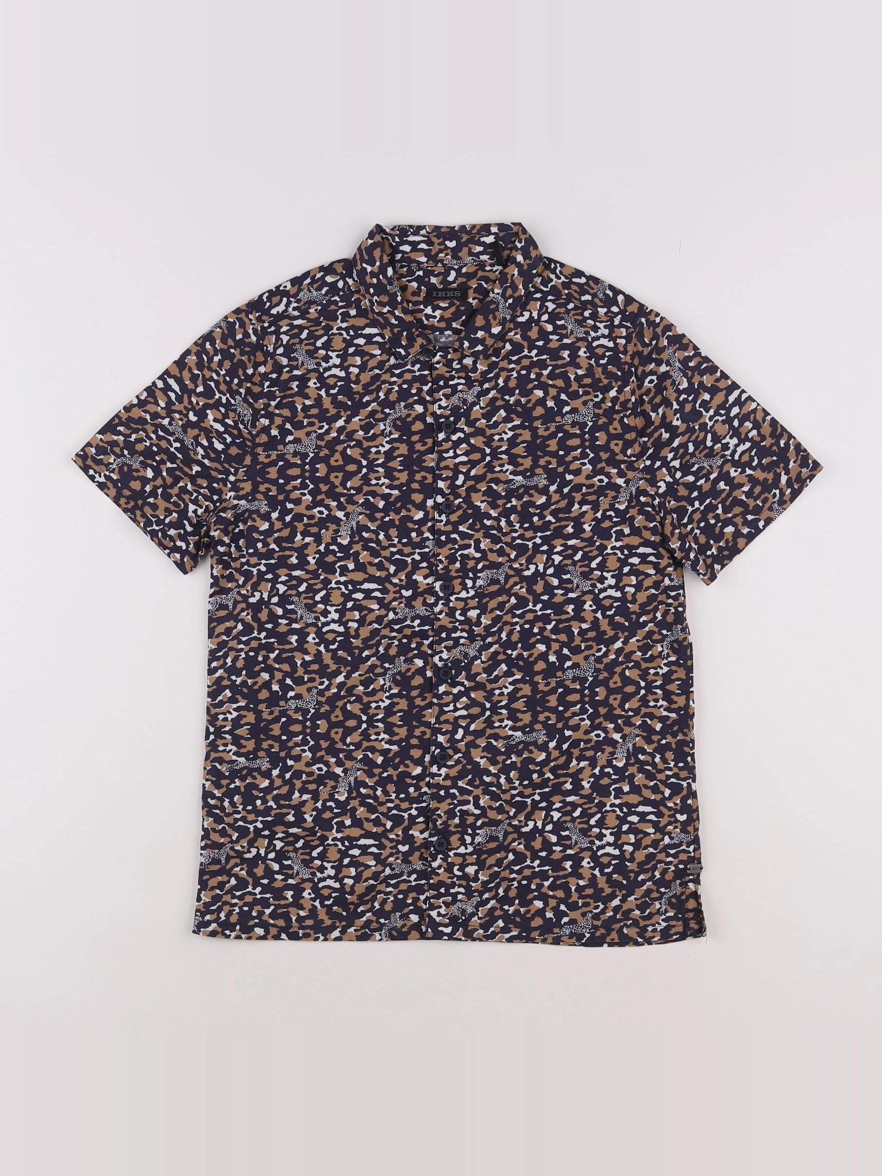 IKKS - chemise marron - 10 ans