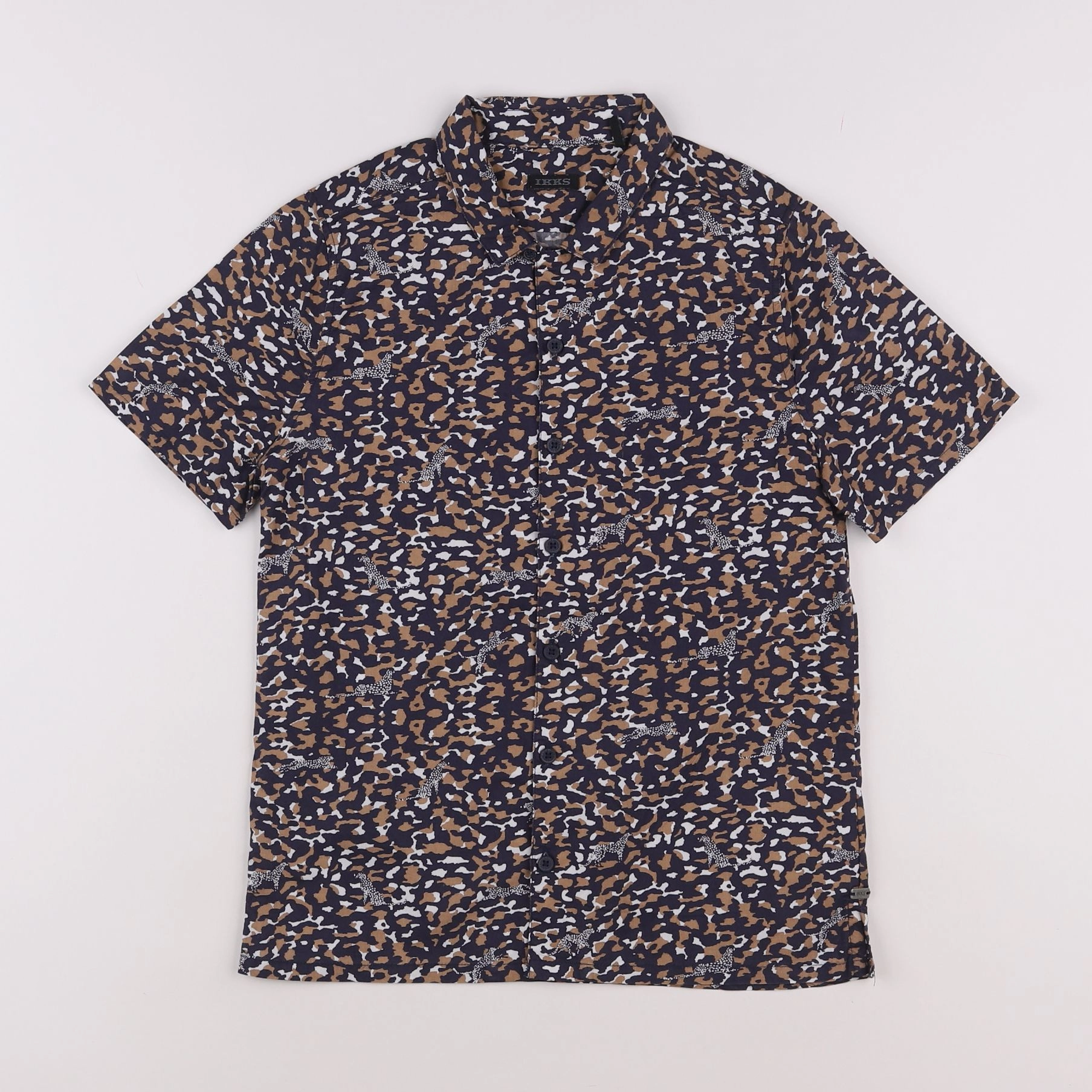 IKKS - chemise marron - 10 ans