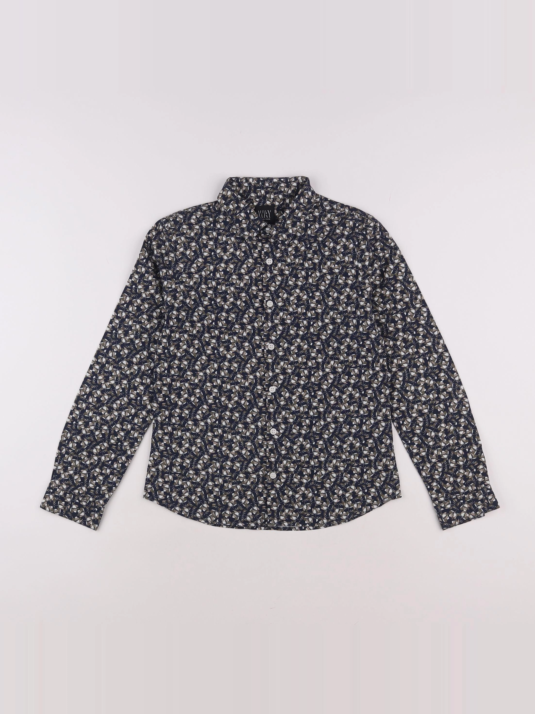 IKKS - chemise bleu - 10 ans