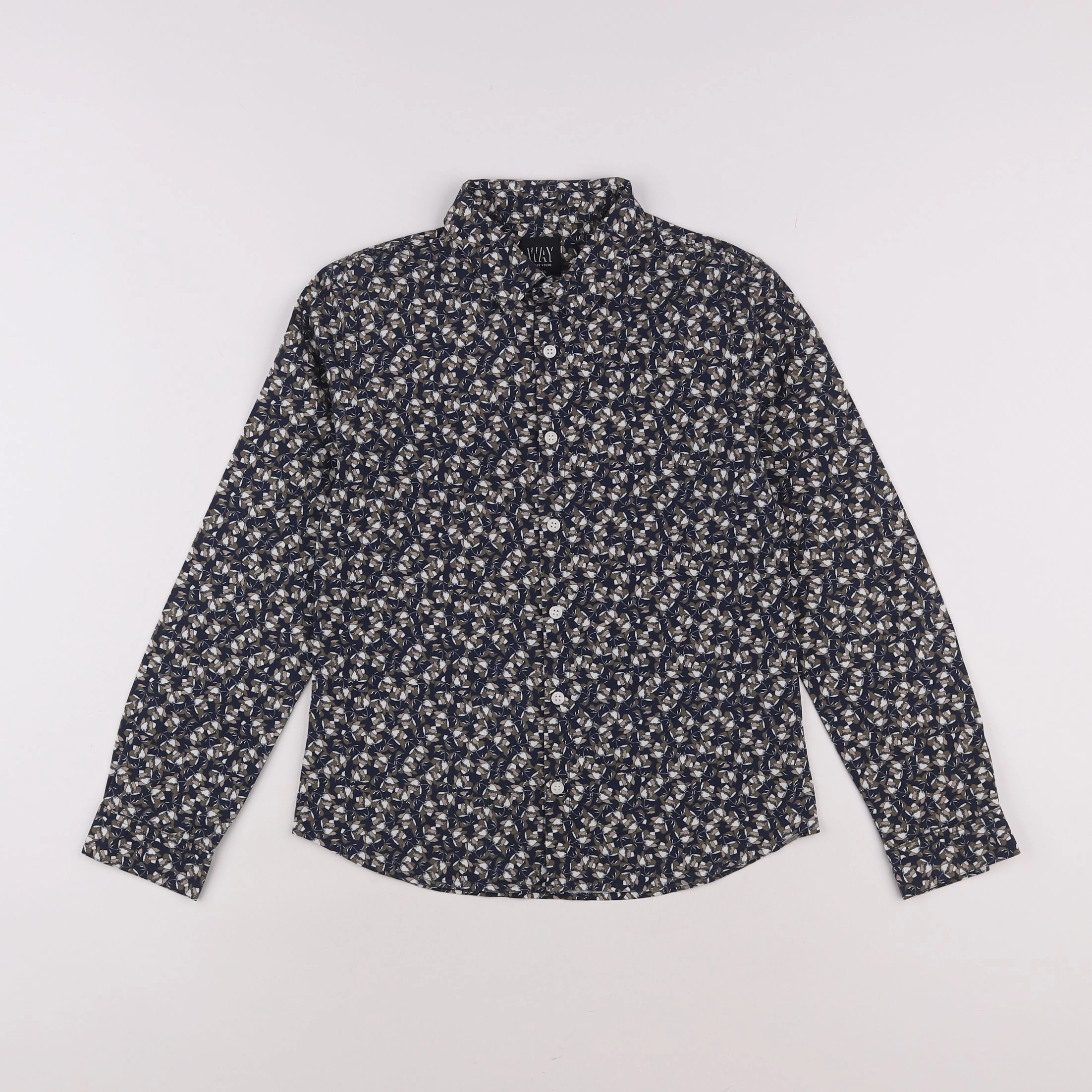 IKKS - chemise bleu - 10 ans
