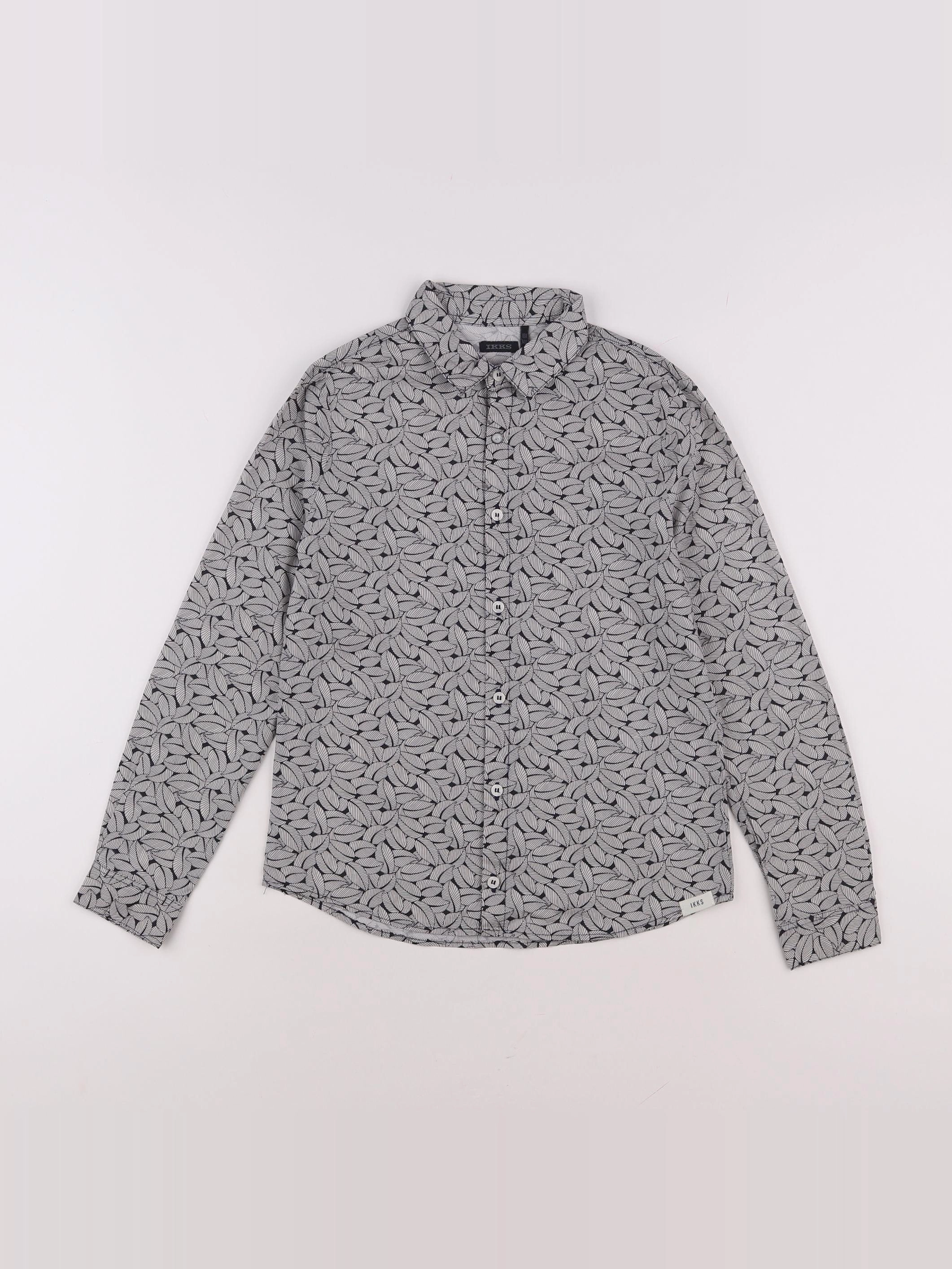 IKKS - chemise bleu - 10 ans