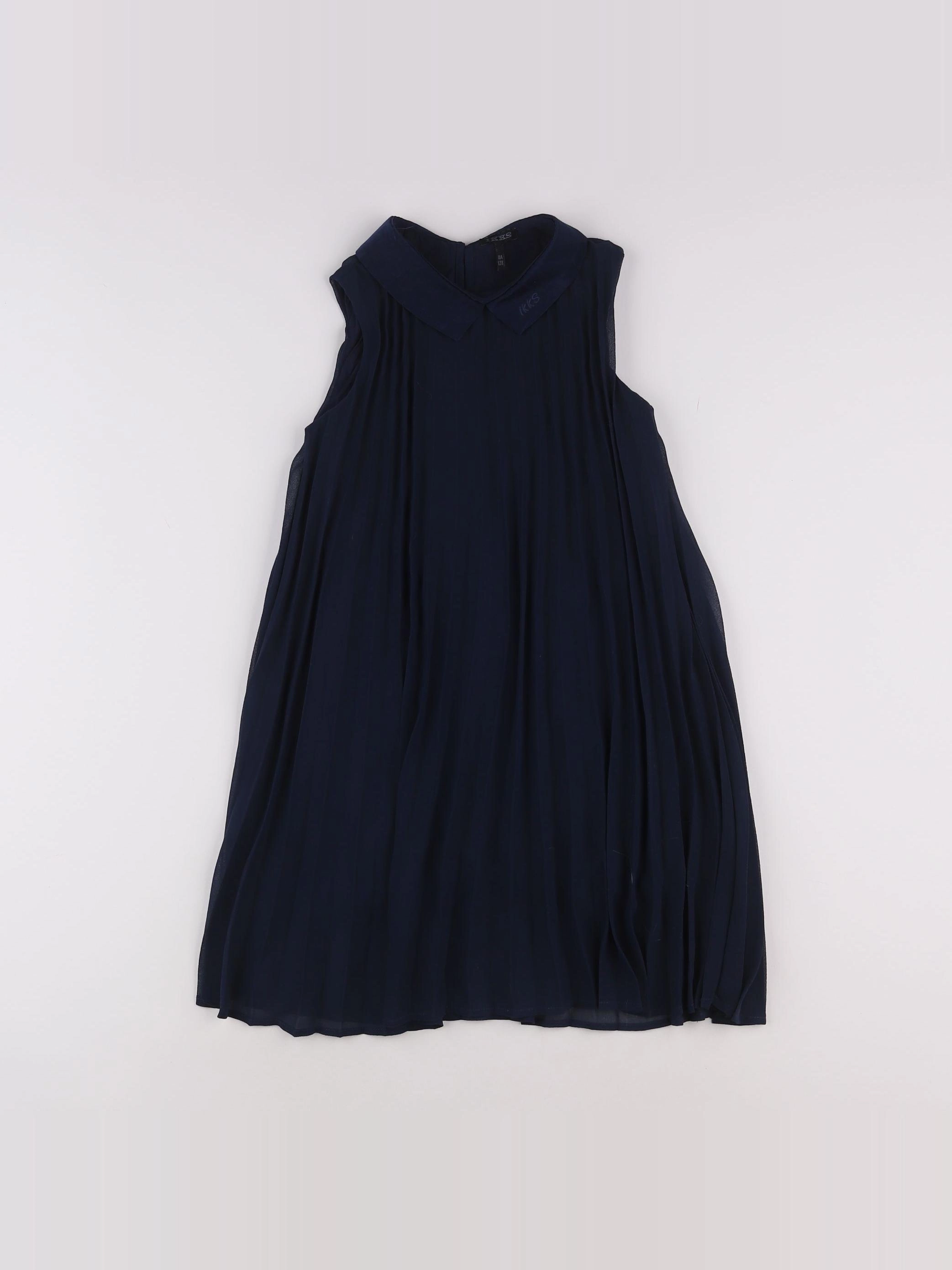 IKKS - robe bleu - 8 ans