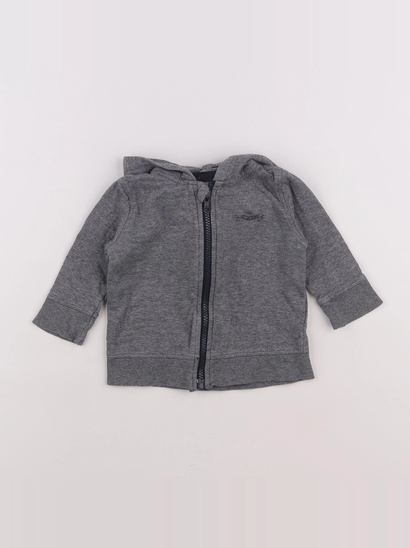 IKKS - sweat imprimé au dos gris - 12 mois