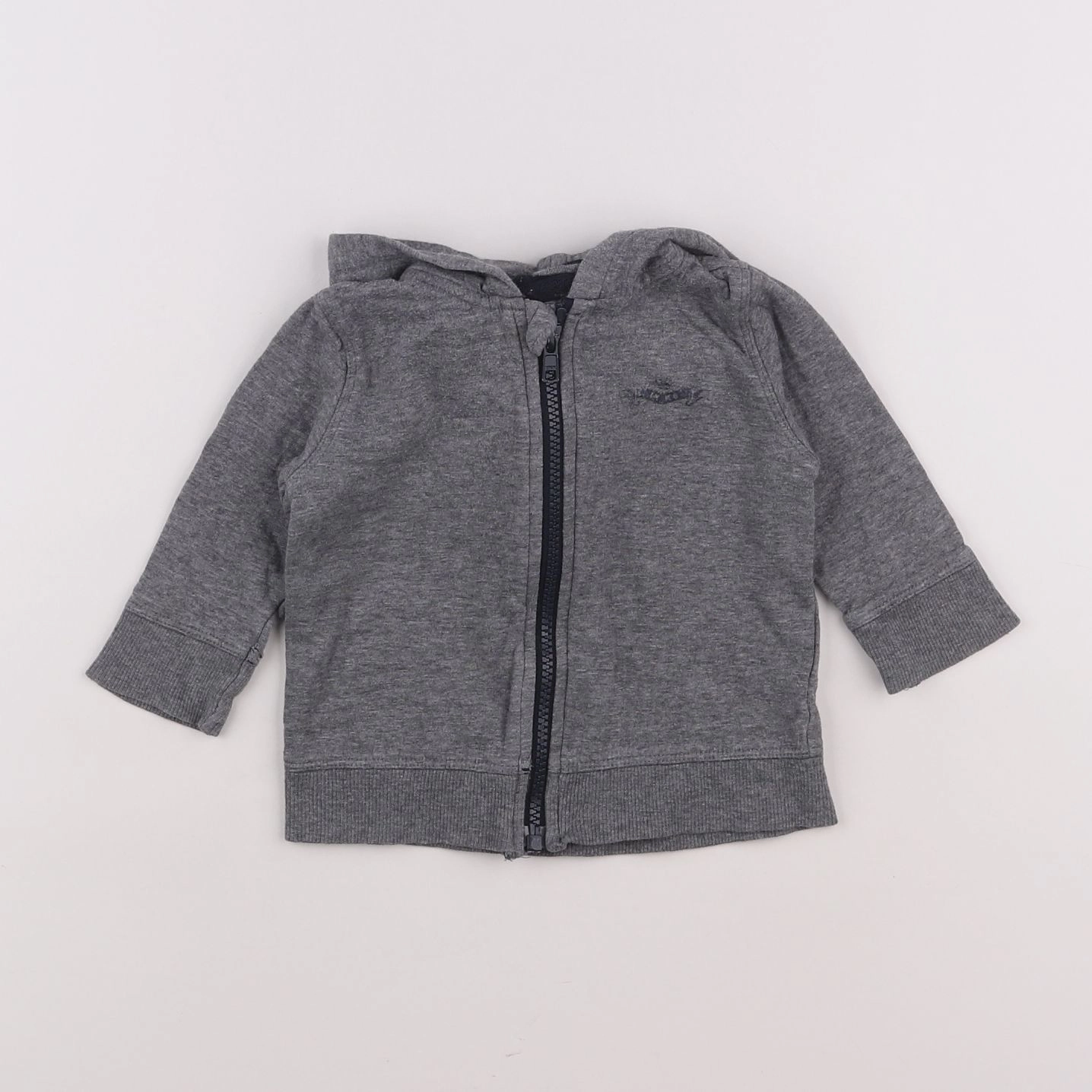 IKKS - sweat imprimé au dos gris - 12 mois