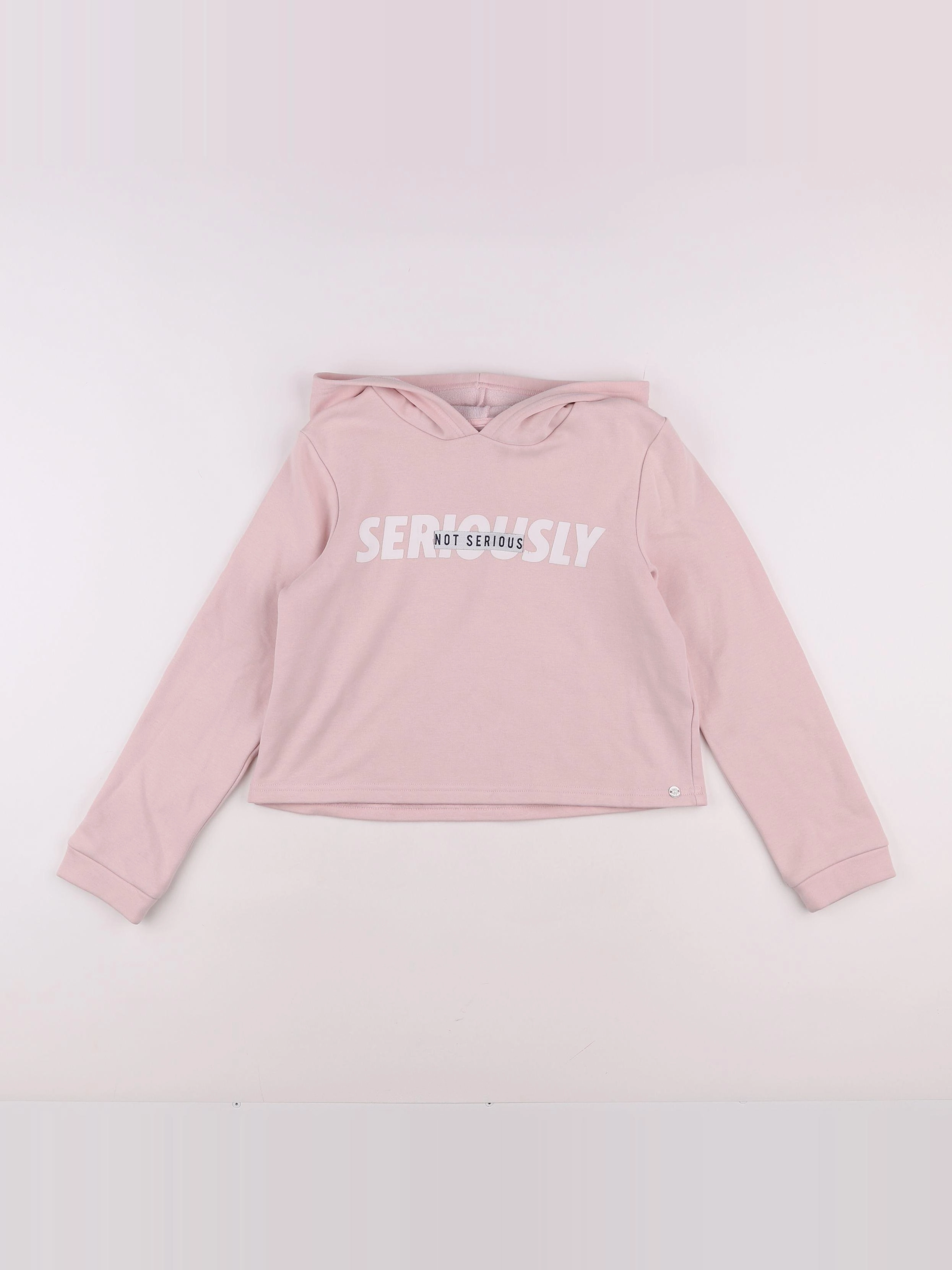 IKKS - sweat rose - 12 ans
