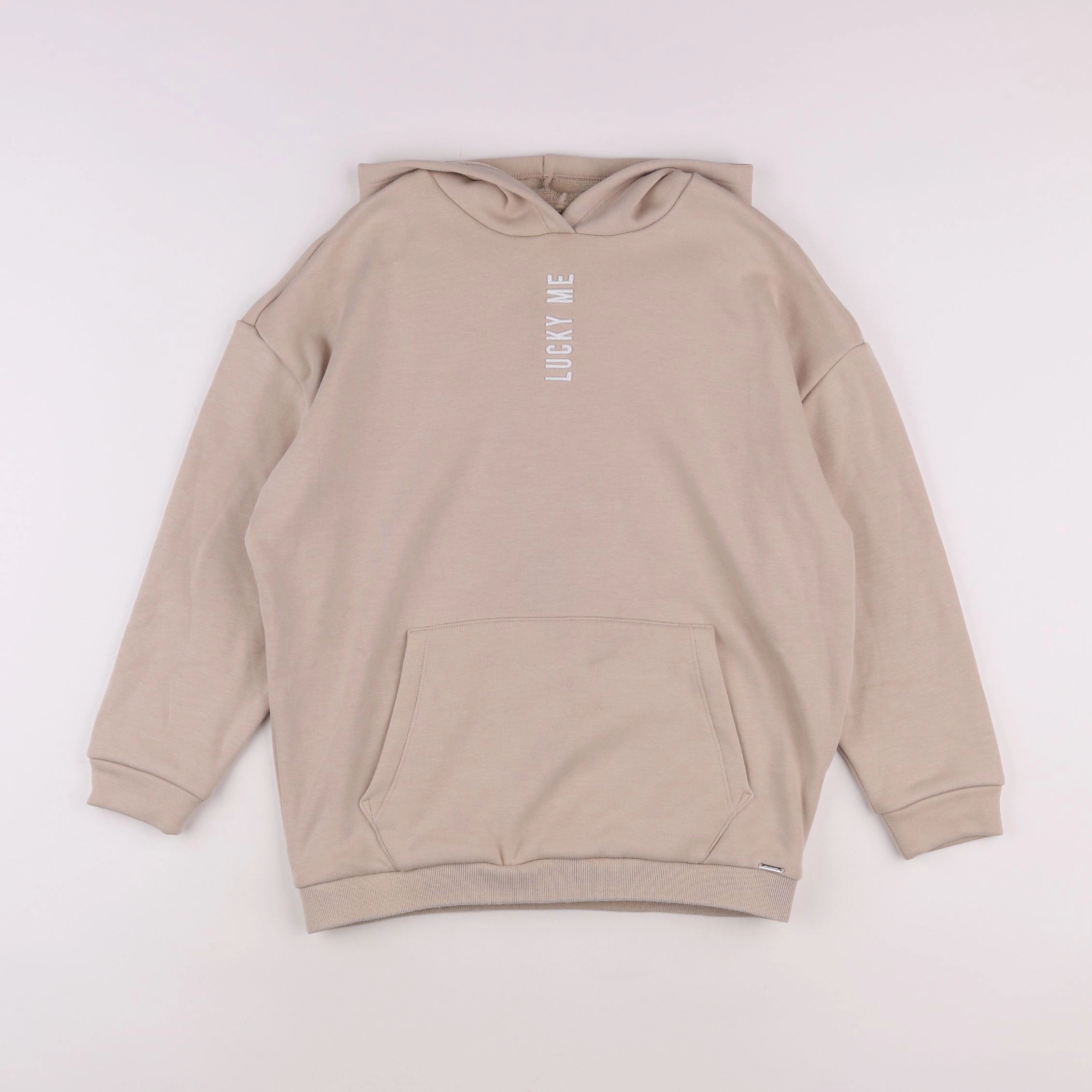 IKKS - sweat imprimé au dos beige - 10 ans
