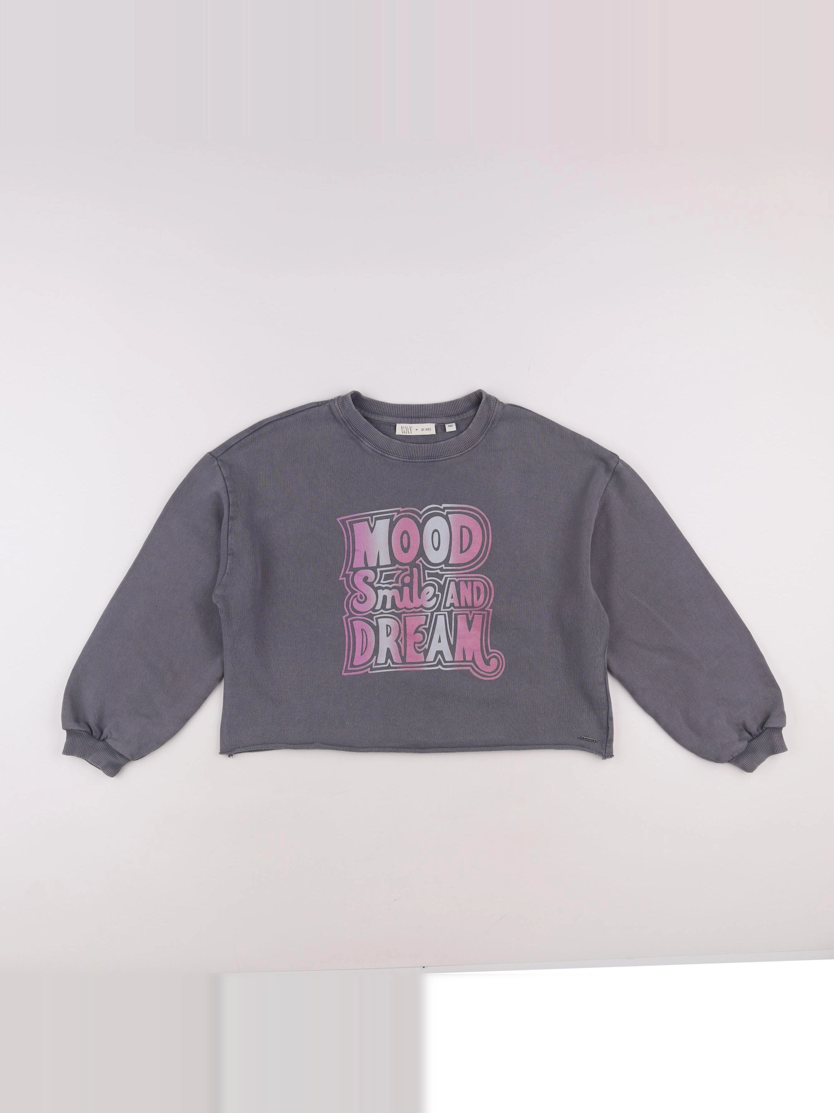 IKKS - sweat gris - 10 ans
