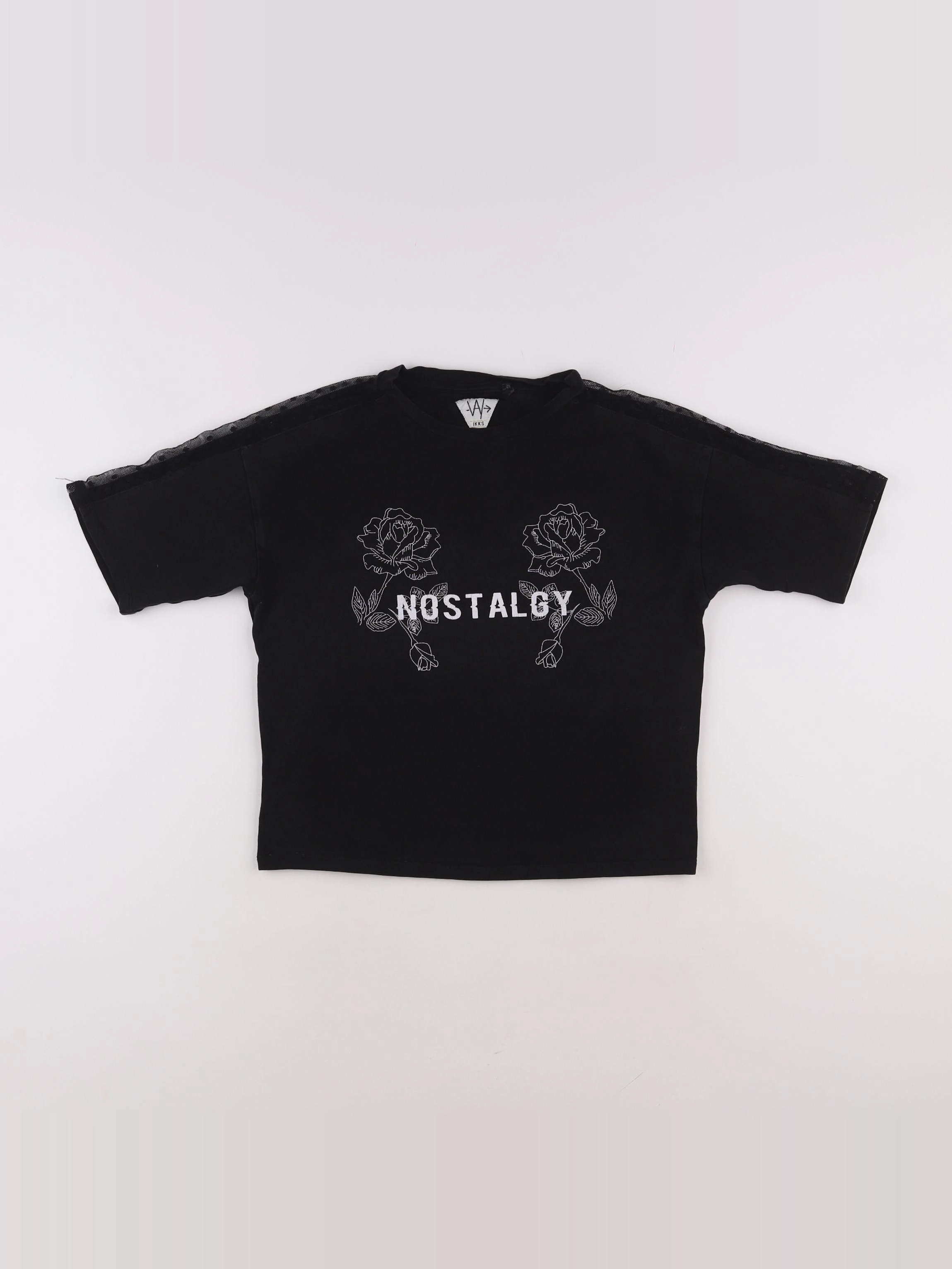 IKKS - tee-shirt noir - 12 ans