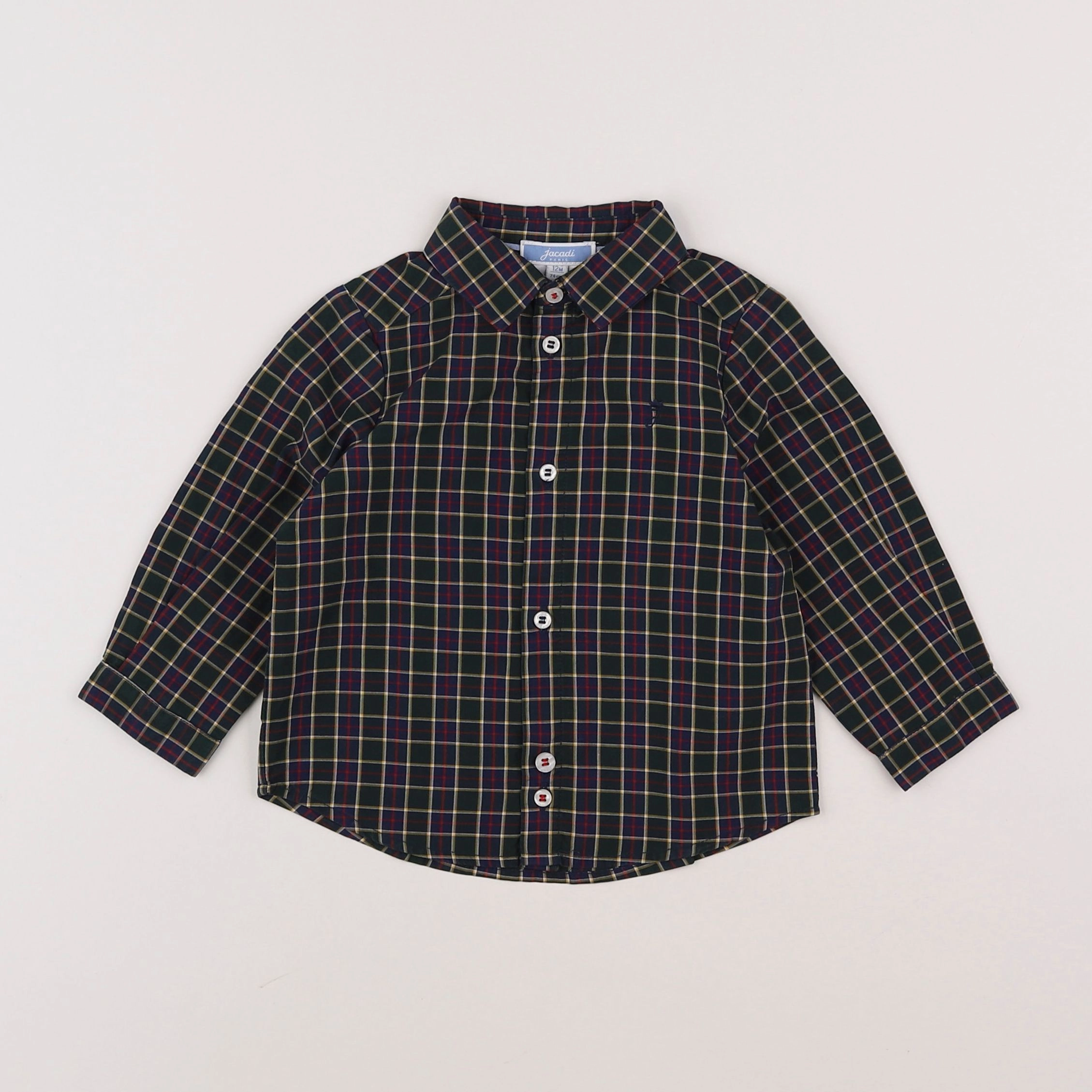 Jacadi - chemise vert - 12 mois