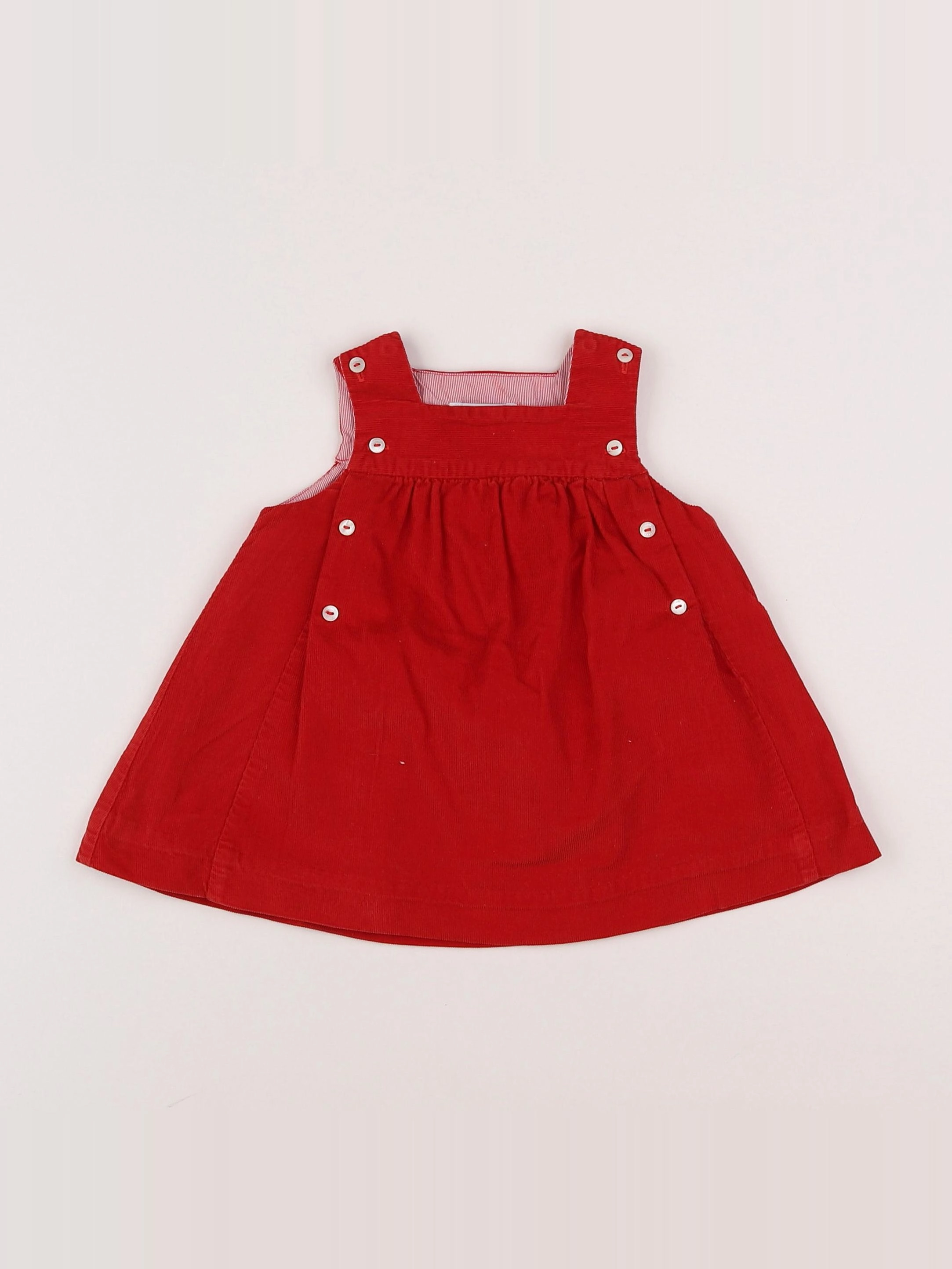 Jacadi - robe rouge - 12 mois