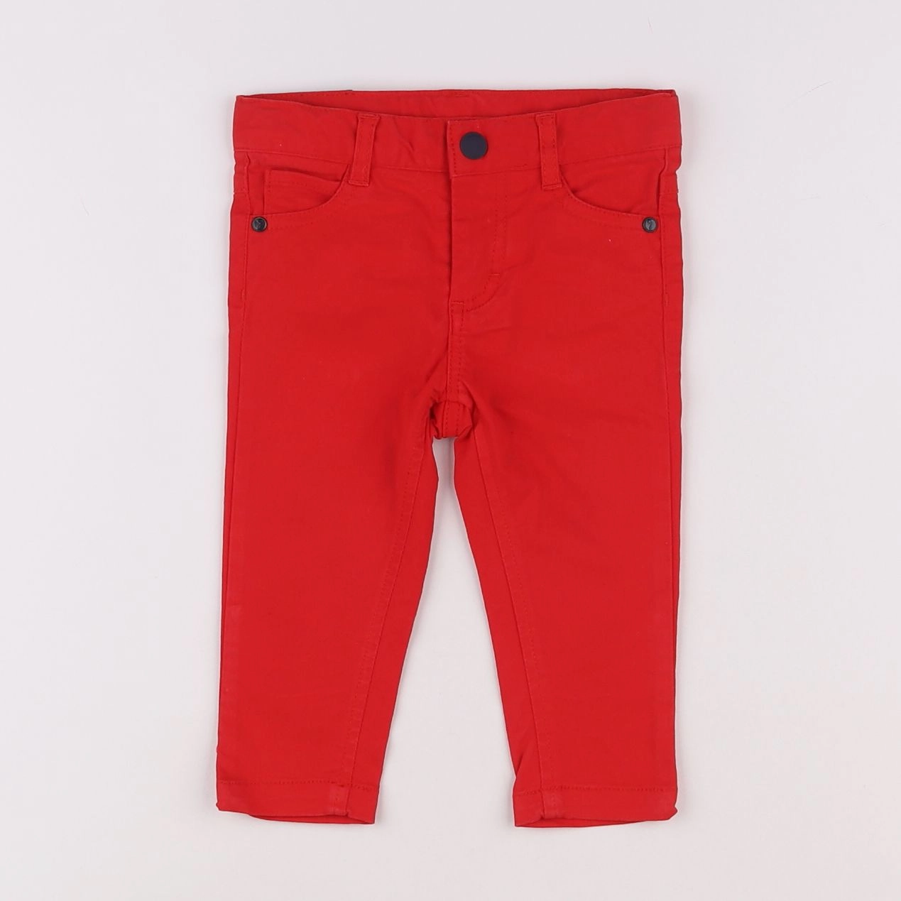 Jacadi - pantalon rouge - 12 mois