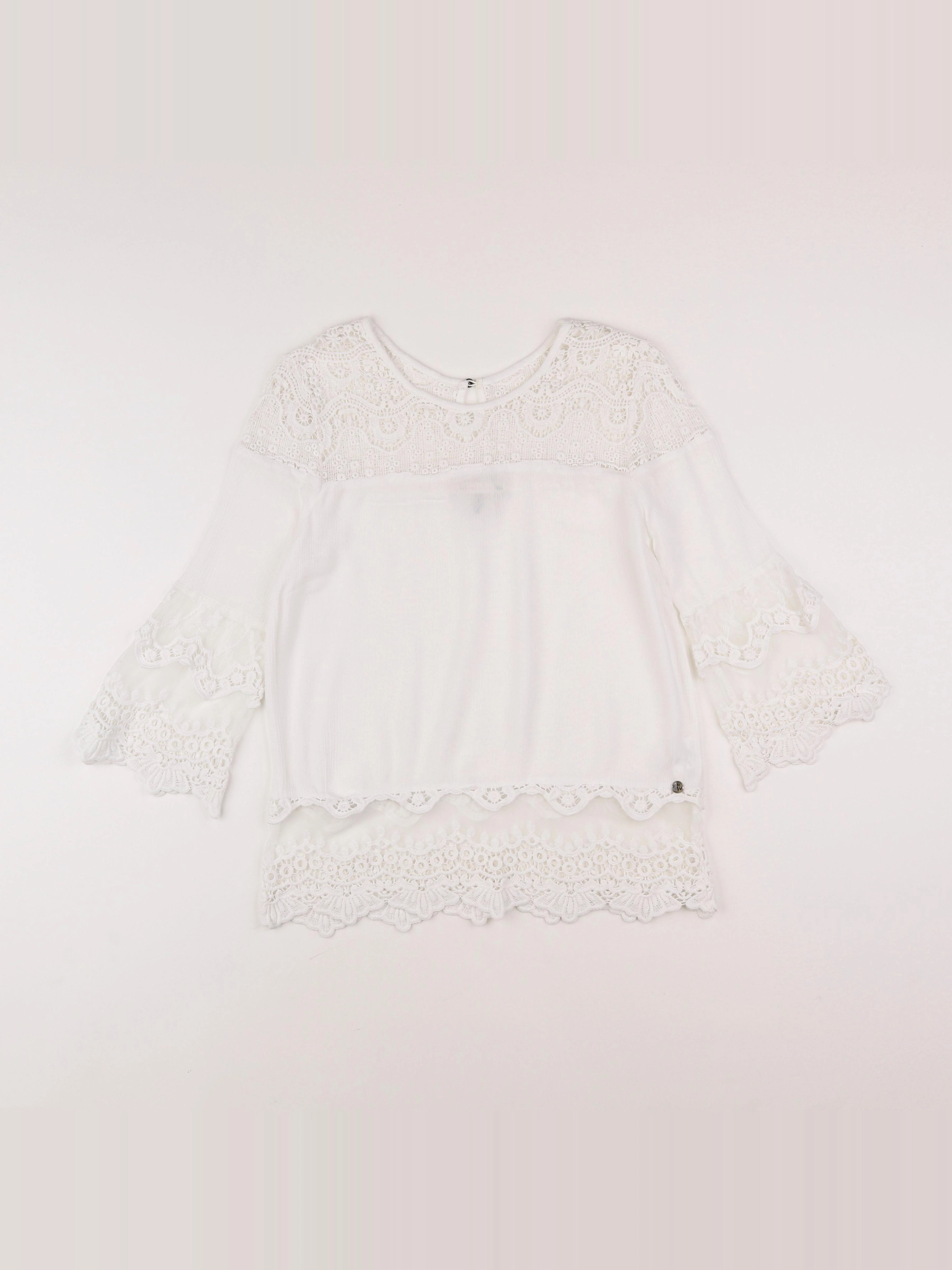IKKS - blouse blanc - 12 ans
