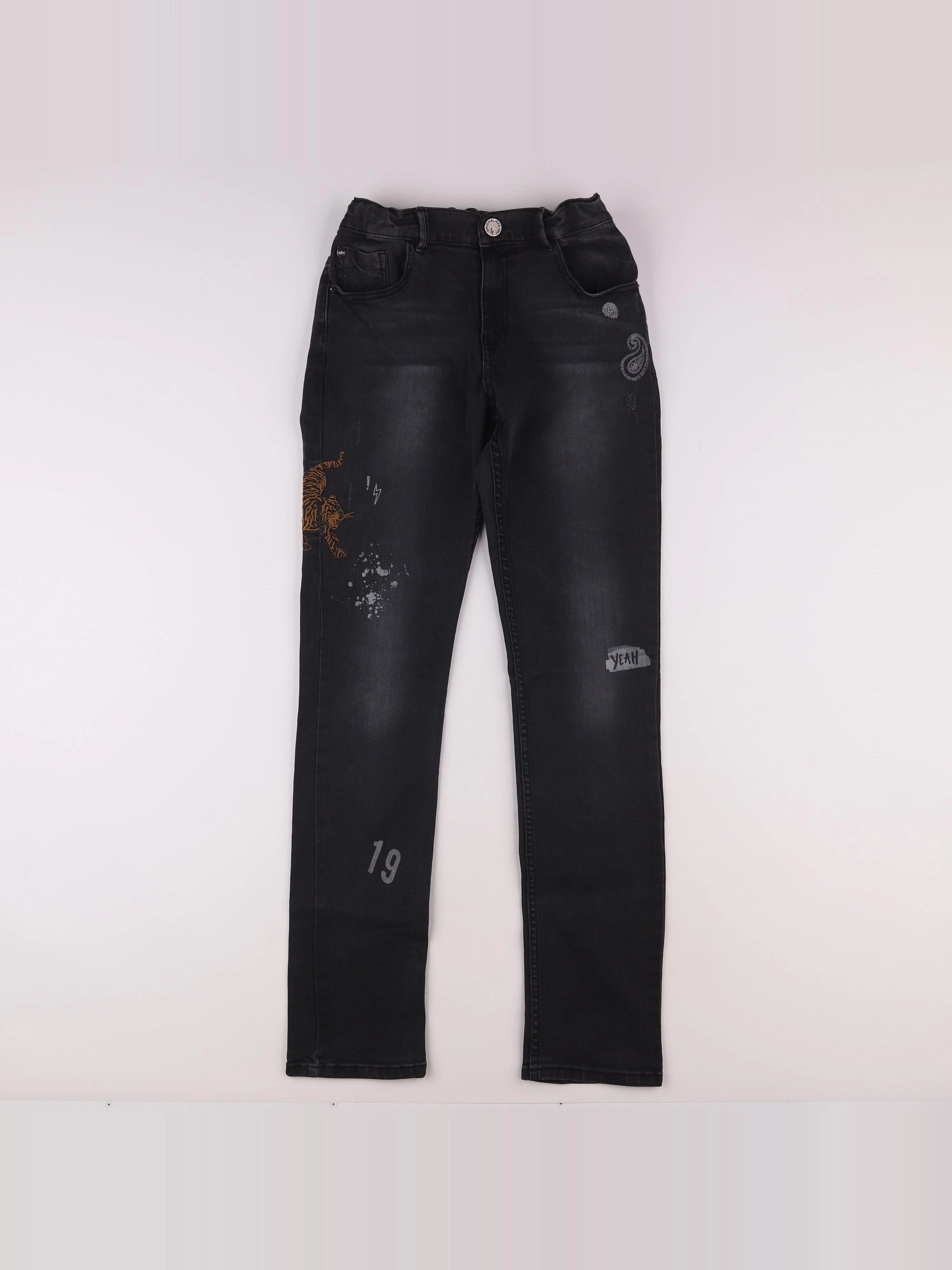 IKKS - jean gris - 14 ans