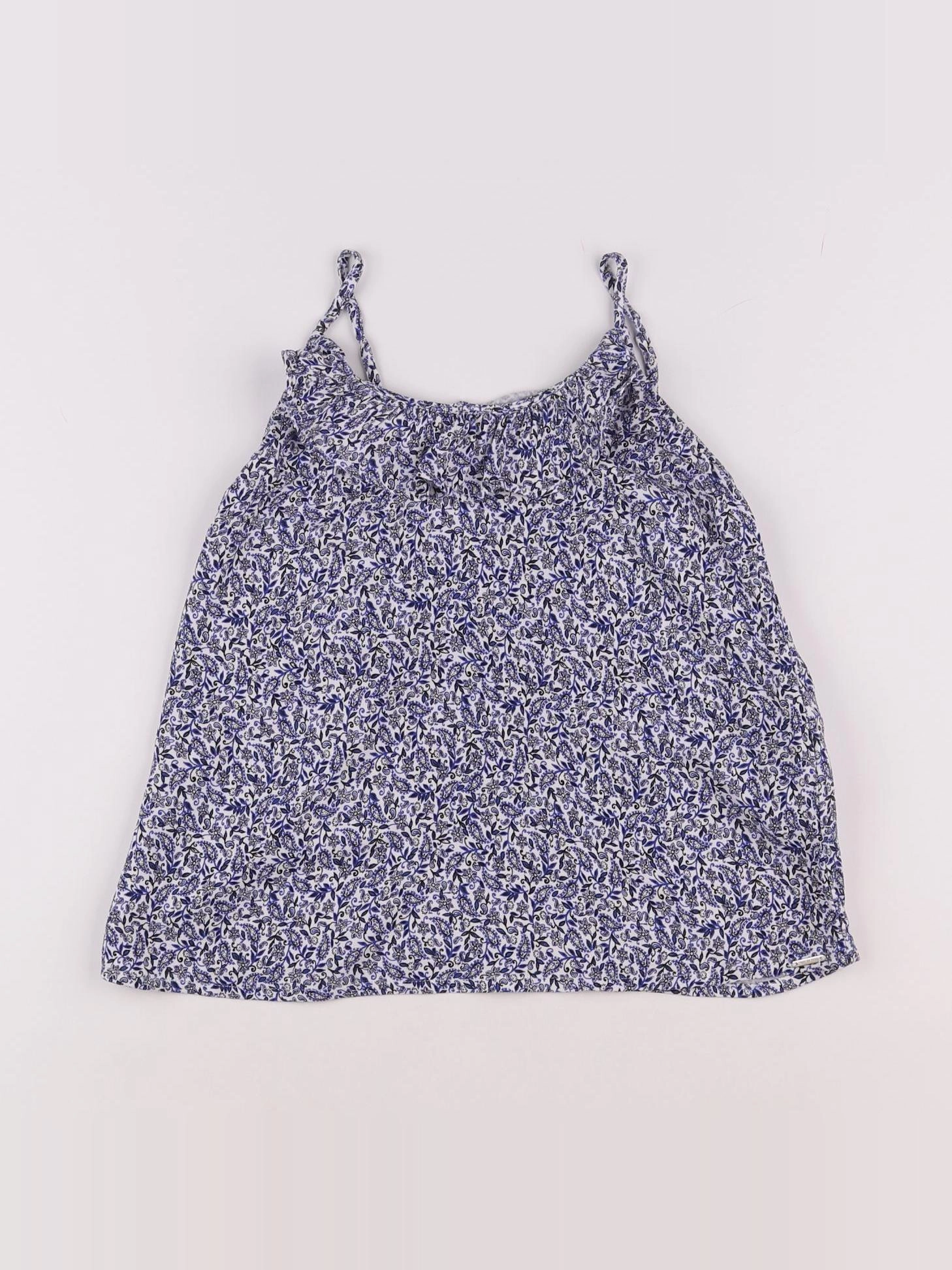 IKKS - blouse bleu, blanc - 12 ans