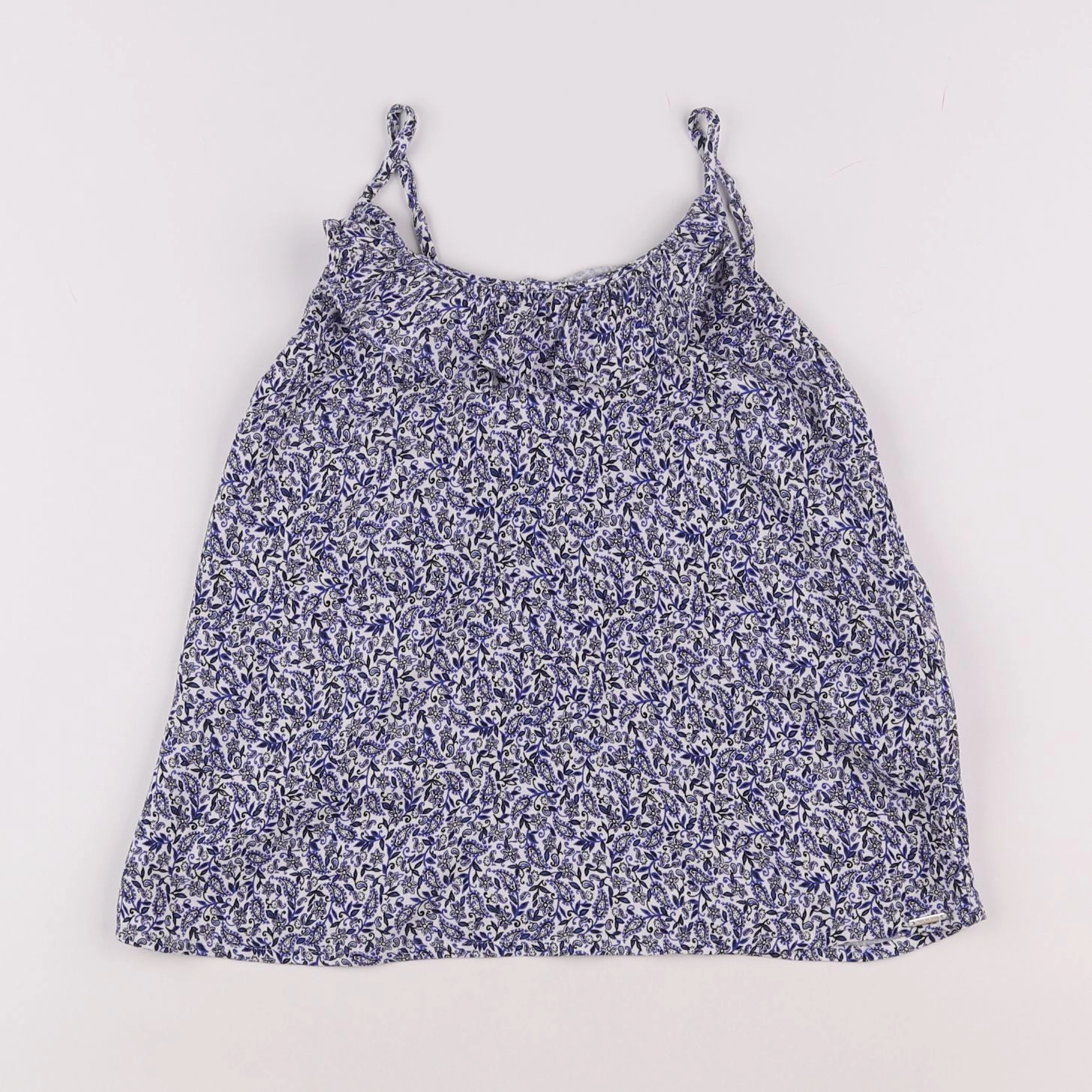 IKKS - blouse bleu, blanc - 12 ans