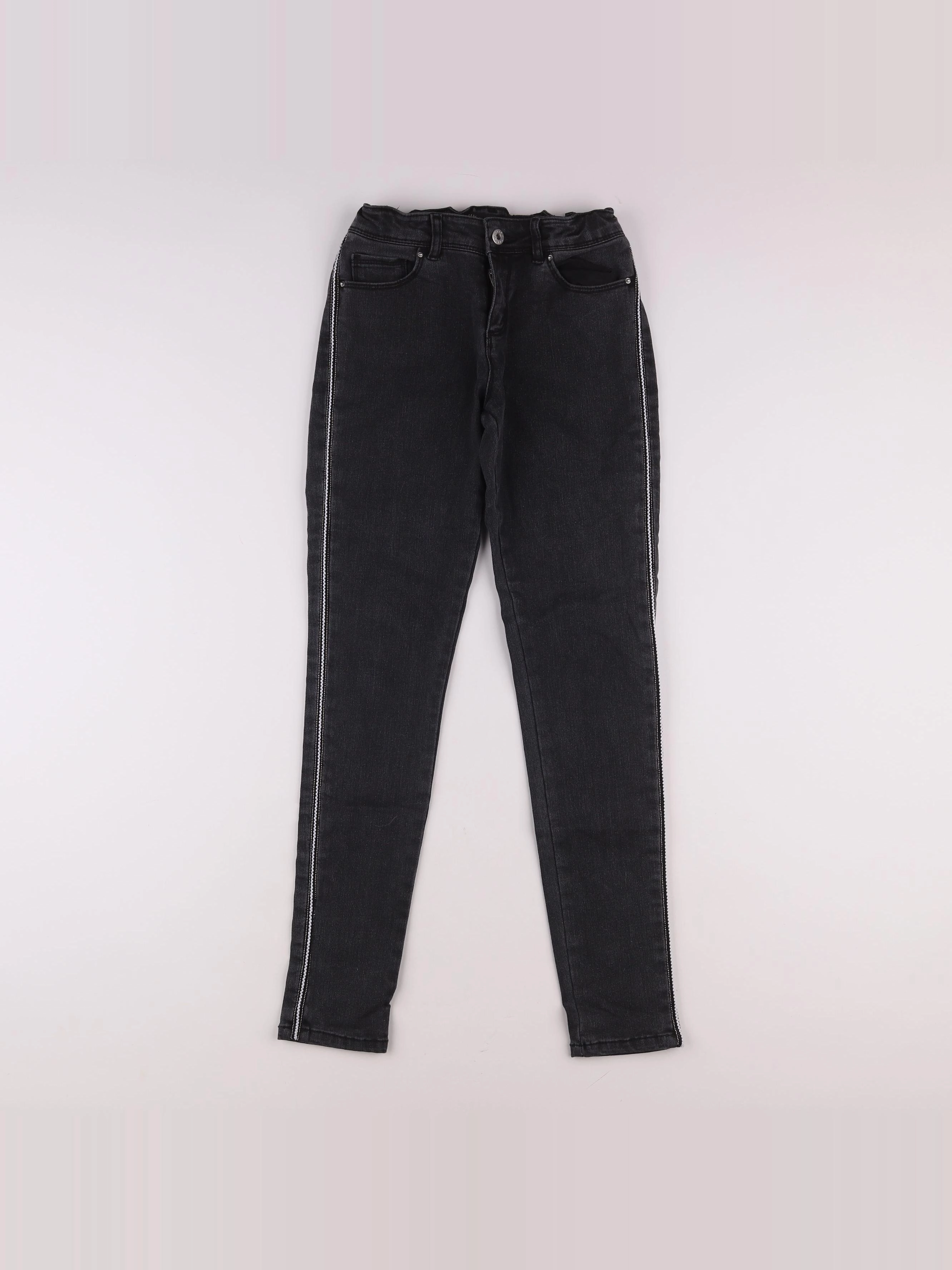 IKKS - jean gris - 14 ans