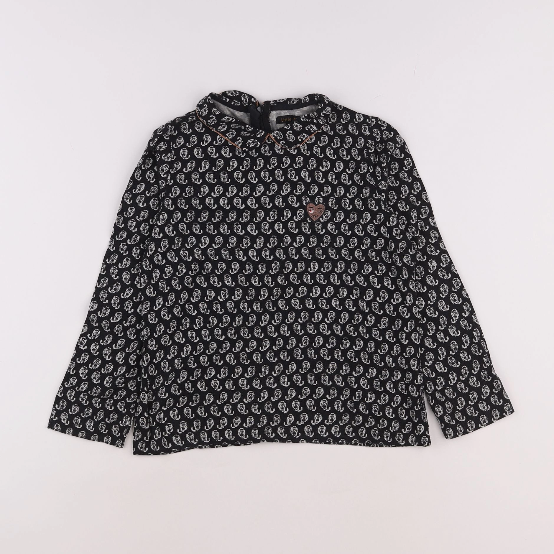 IKKS - blouse noir - 8 ans