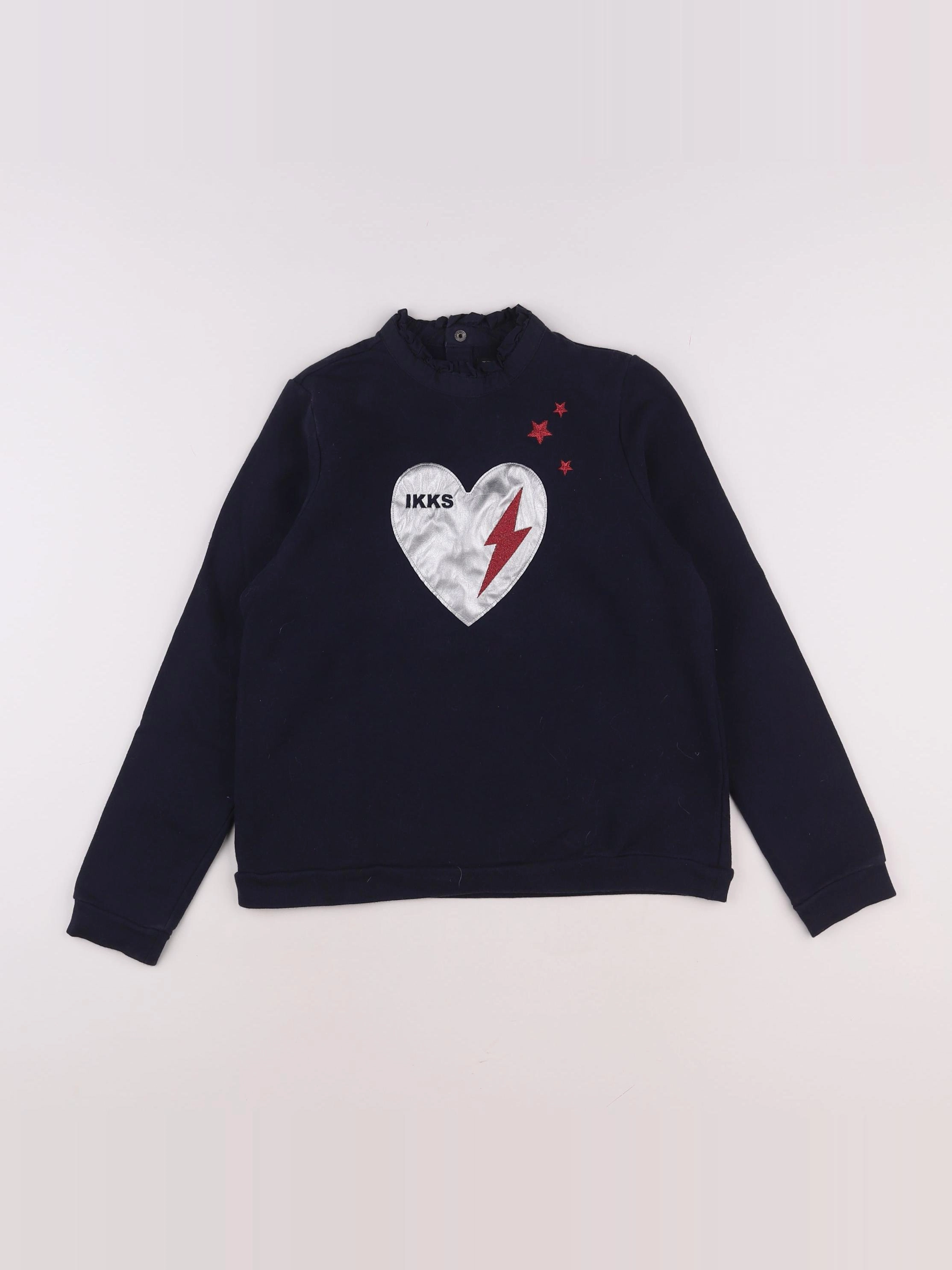 IKKS - sweat bleu - 12 ans
