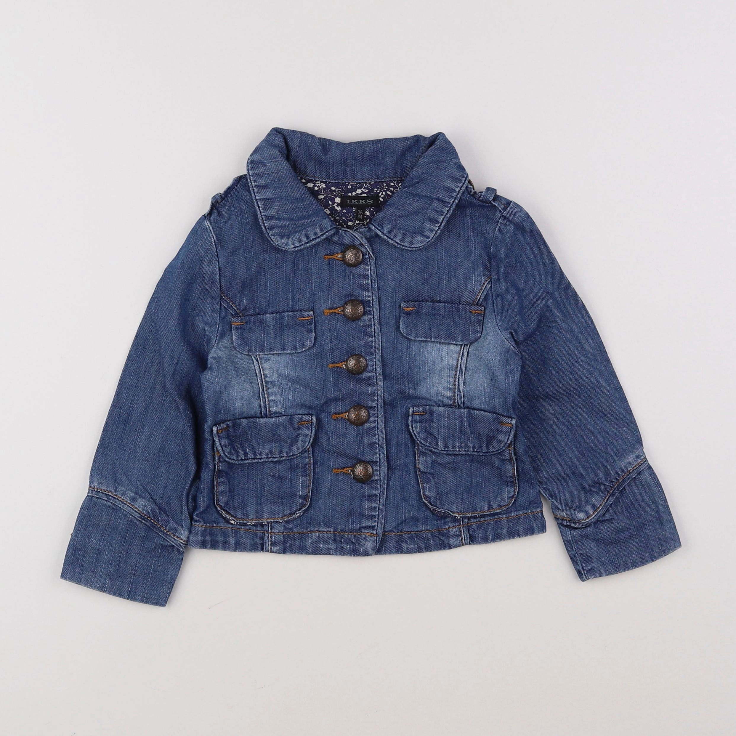 IKKS - veste bleu - 3 ans