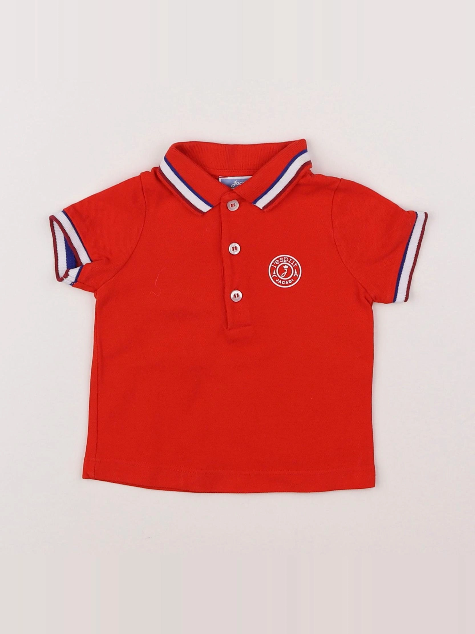 Jacadi - polo rouge - 6 mois