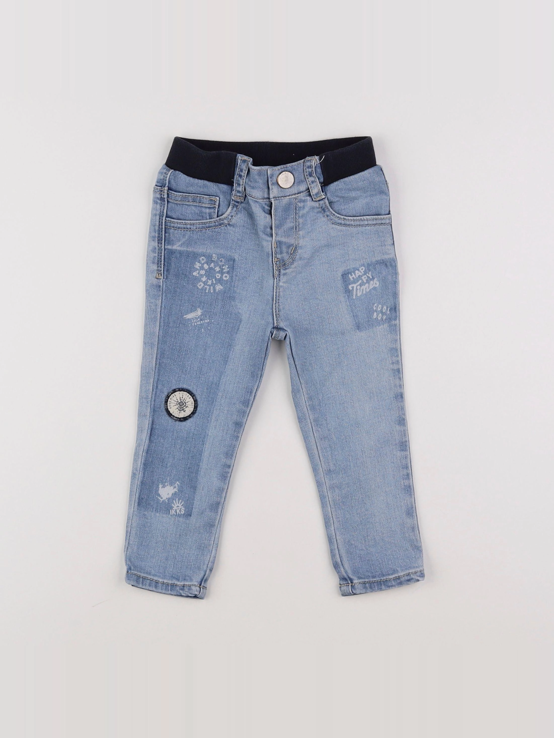 IKKS - jean bleu - 18 mois