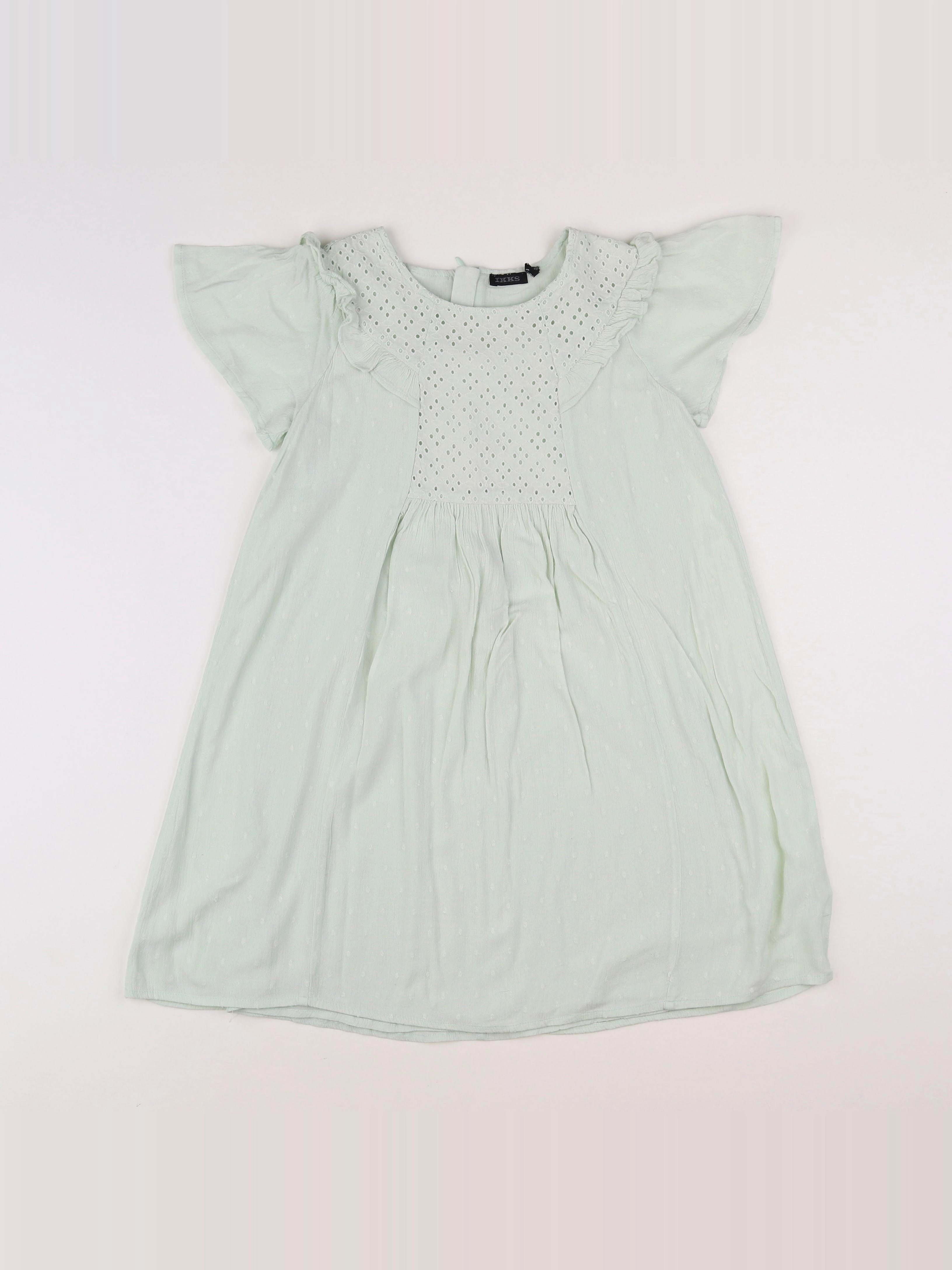 IKKS - robe vert - 10 ans