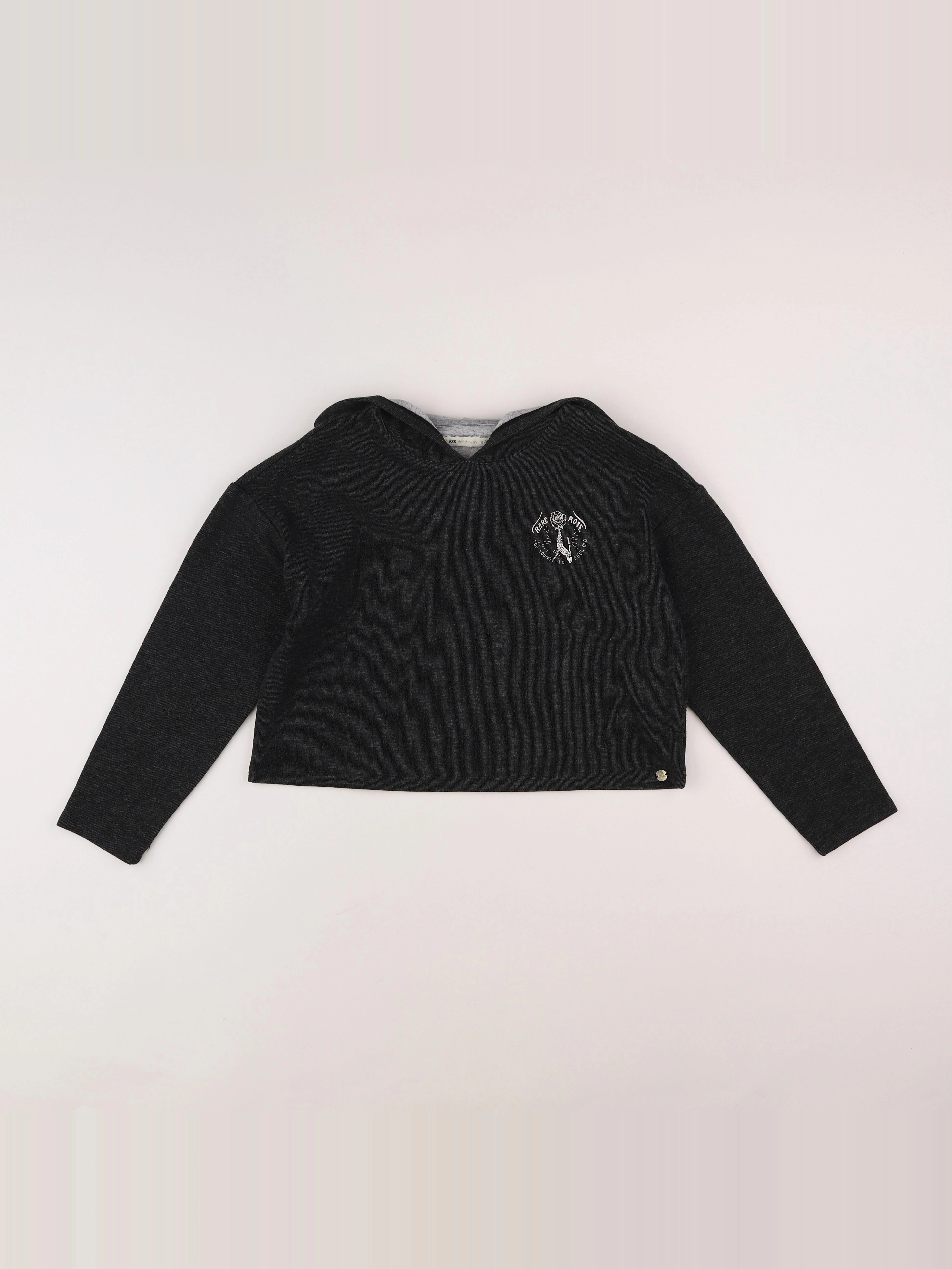 IKKS - sweat gris - 10 ans