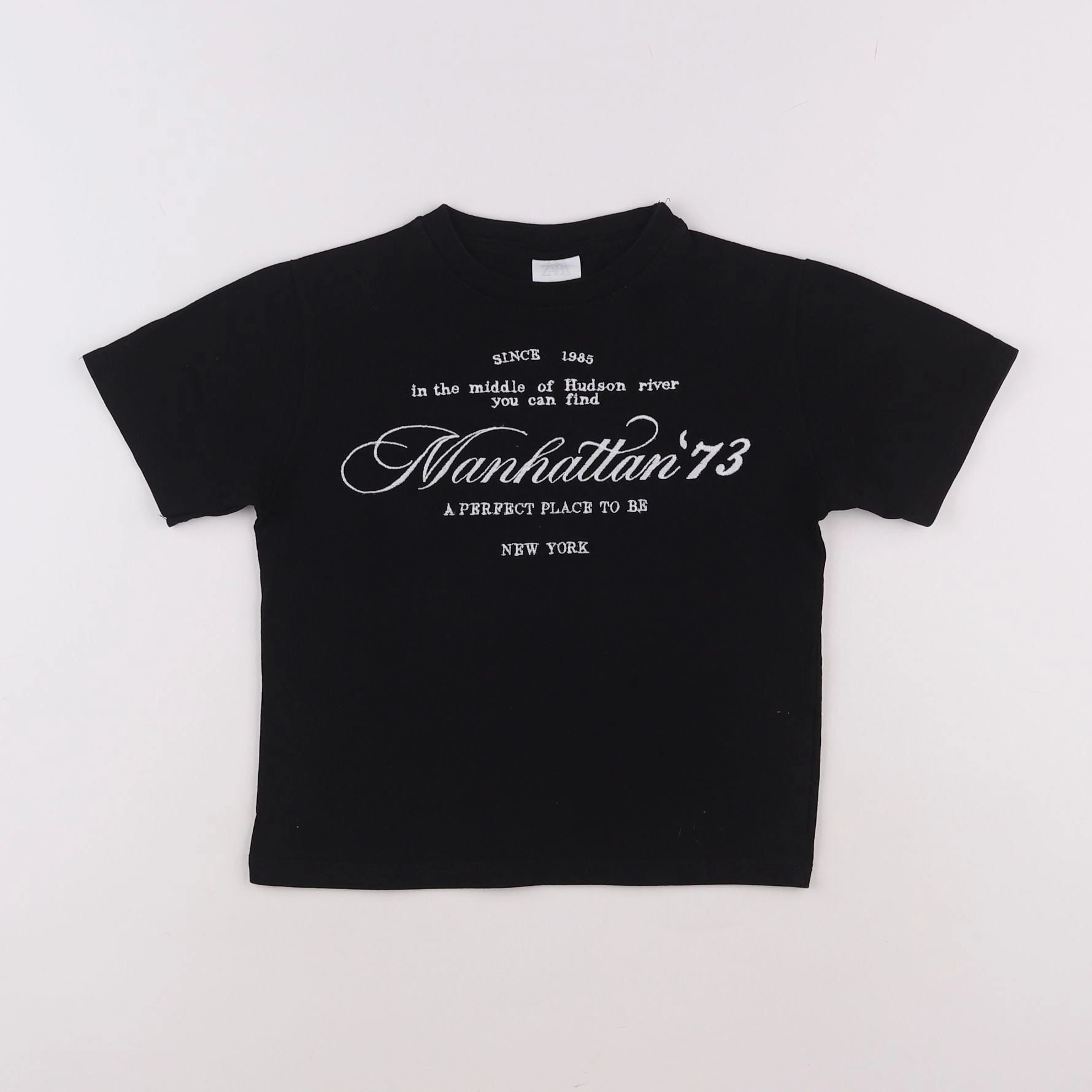 Zara - tee-shirt noir - 6/7 ans